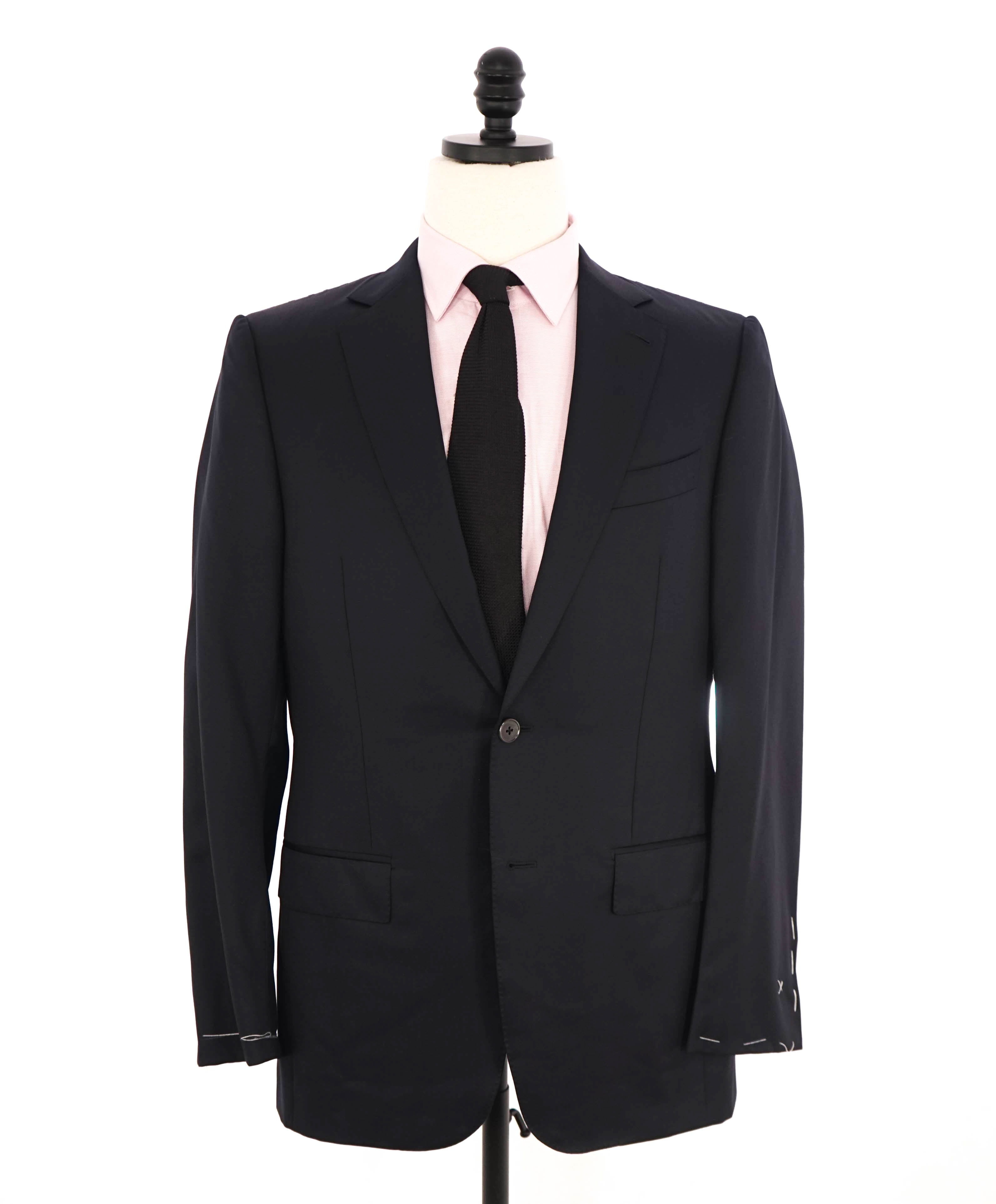 $2,695 ERMENEGILDO ZEGNA -"Micronsphere" NAVY Blazer - 38R