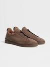 $1,350 ERMENEGILDO ZEGNA - COUTURE "Triple Stitch" Wool Lined Sneakers - 9.5 US (8.5 EU)