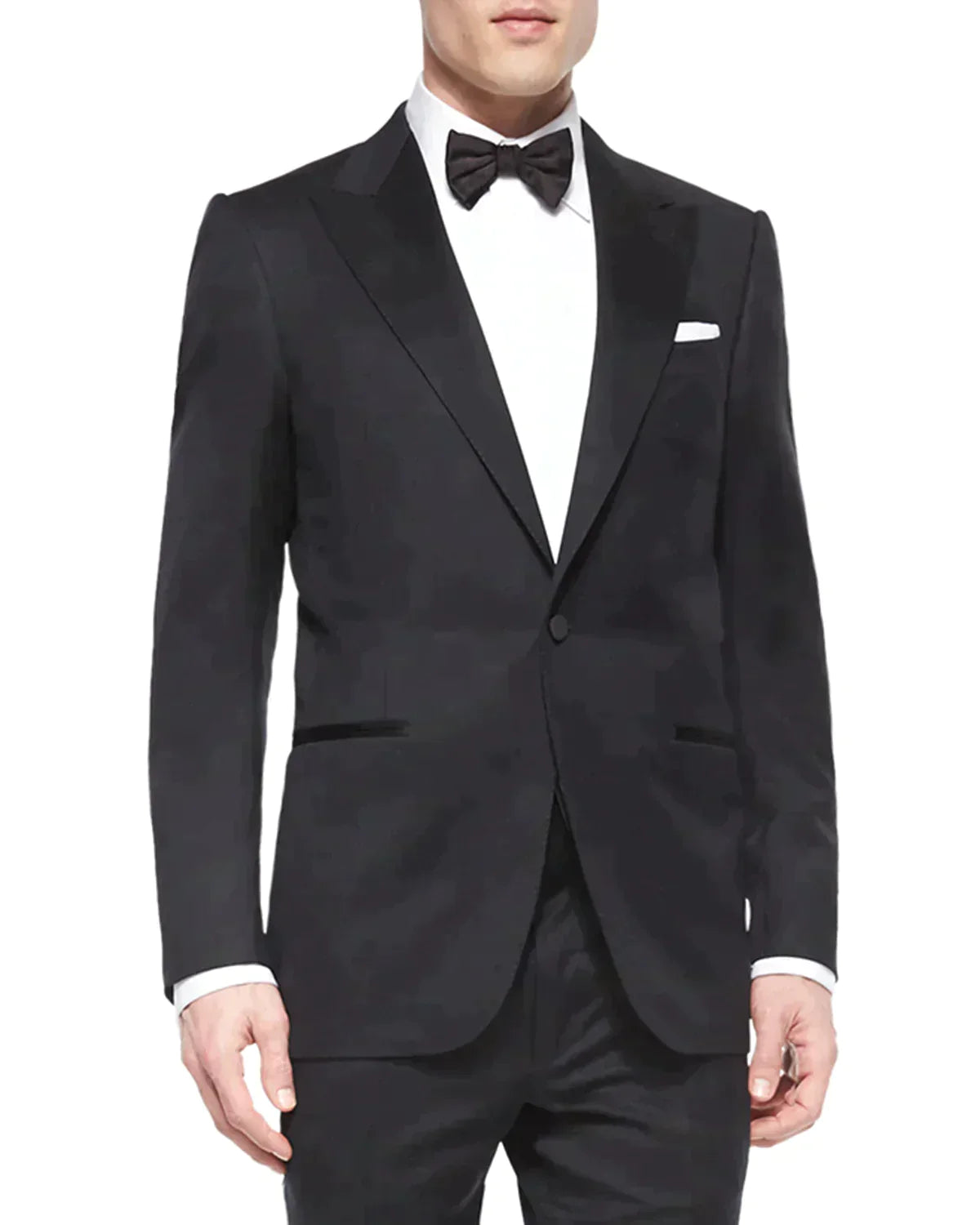 $2,995 ERMENEGILDO ZEGNA - PEAK LAPEL Tuxedo Dinner Jacket 1-Piece - 40S