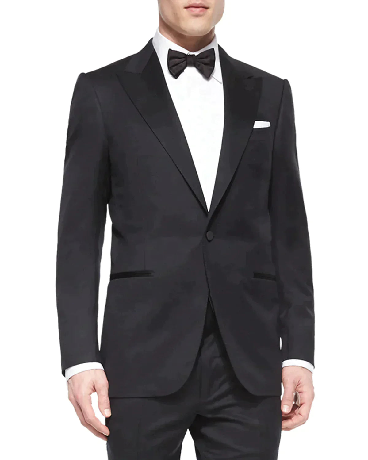 $2,995 ERMENEGILDO ZEGNA - PEAK LAPEL Tuxedo Dinner Jacket 1-Piece - 40R