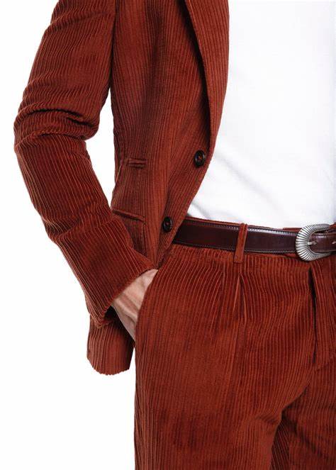 ELEVENTY - By ERMENEGILDO ZEGNA "CASHMERE CORDUROY" Suit - 44 US