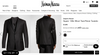 $1,995 EMPORIO ARMANI - “G LINE” 1-Btn Notch Lapel 130's Tuxedo Suit - 48R