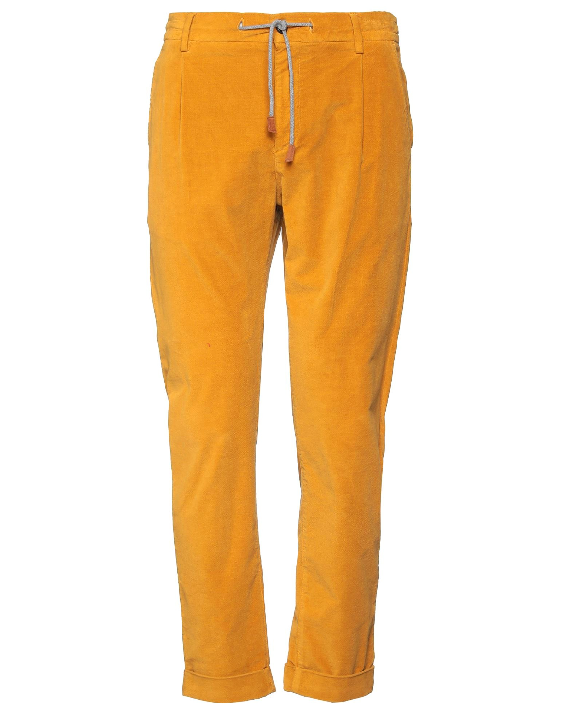 $695 ELEVENTY - JOGGER *WEATHERED VELVET* Yellow Cotton Pants- 33W