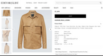 $1,690 ERMENEGILDO ZEGNA - OASI Linen Tan/Neutral Over Shirt Chore Jacket - M