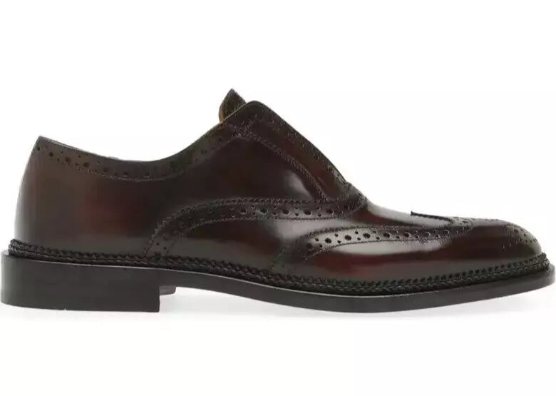 $1,150 SALVATORE FERRAGAMO - "Gaudino" Logo Brogue Loafers - 9 EE US