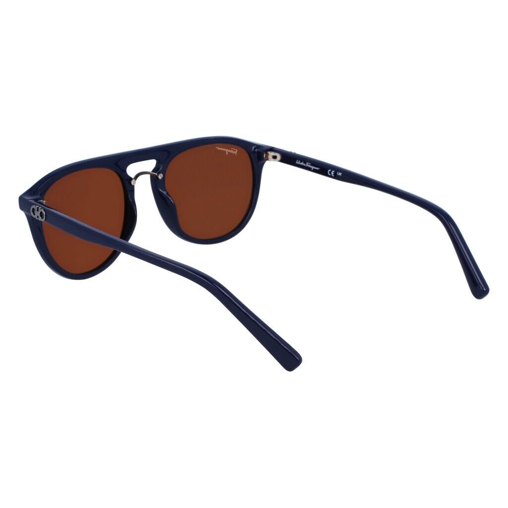 FERRAGAMO - Men's Aviator 54mm Sunglasses Blue SF1090S -