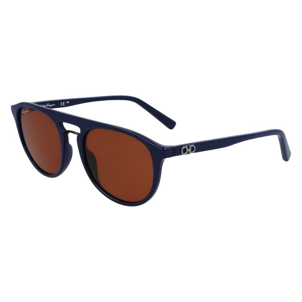 FERRAGAMO - Men's Aviator 54mm Sunglasses Blue SF1090S -