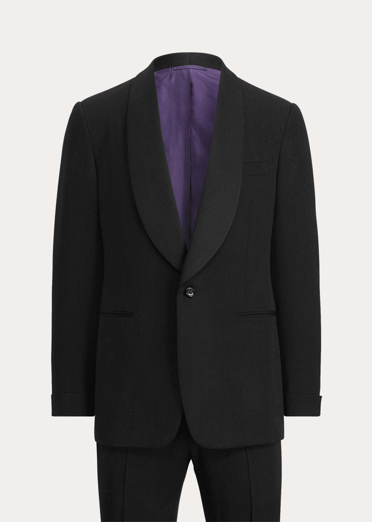 RALPH LAUREN PURPLE LABEL - Black HANDMADE Shawl Tuxedo - 42R