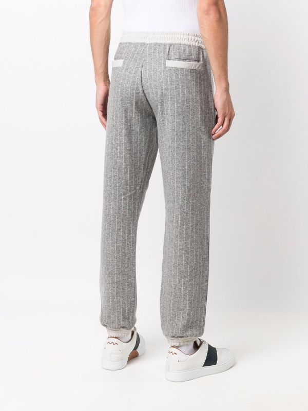 ELEVENTY - For LORO PIANA *CASHMERE* Jogger Chalk Stripe Pants - XXL