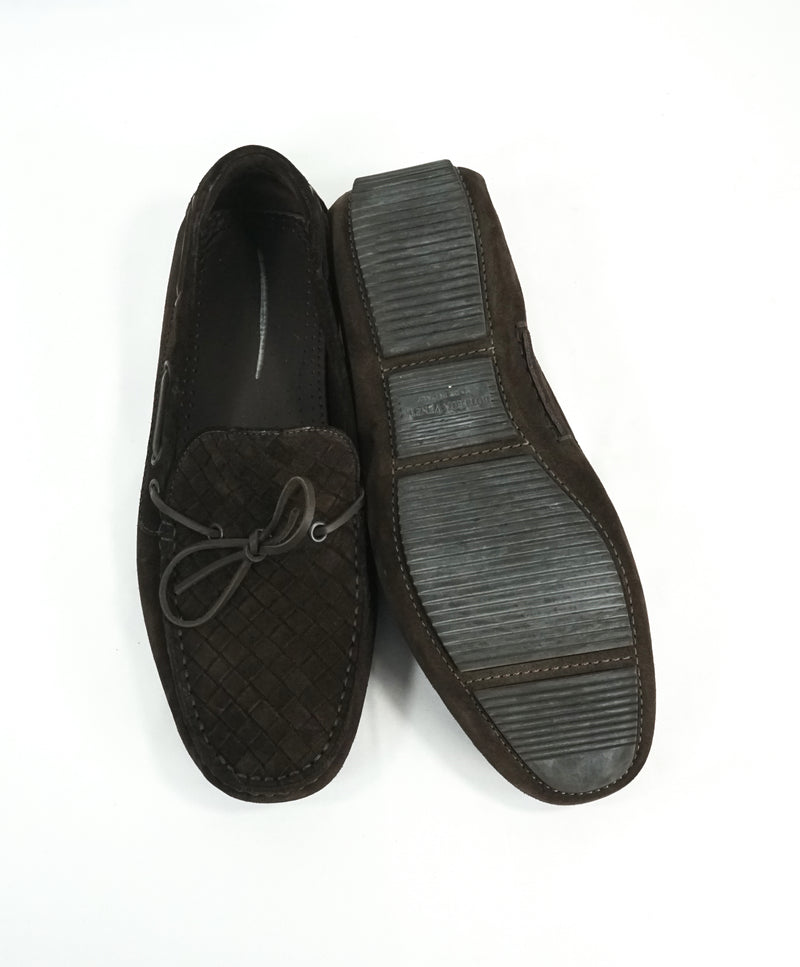 Bottega veneta hot sale suede loafers