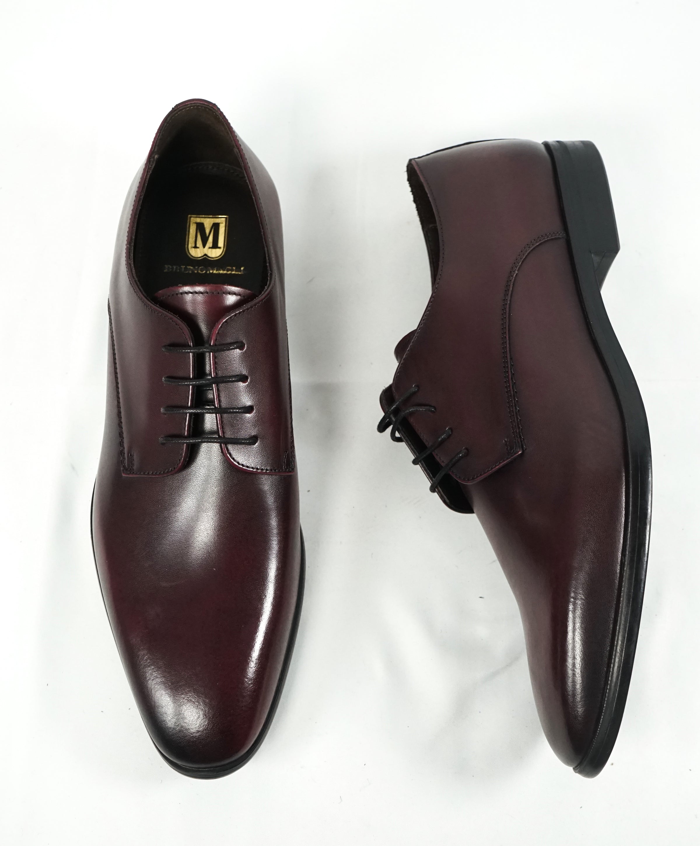 BRUNO MAGLI SENECA Oxblood Burgundy Oxfords 10.5 Luxe Hanger