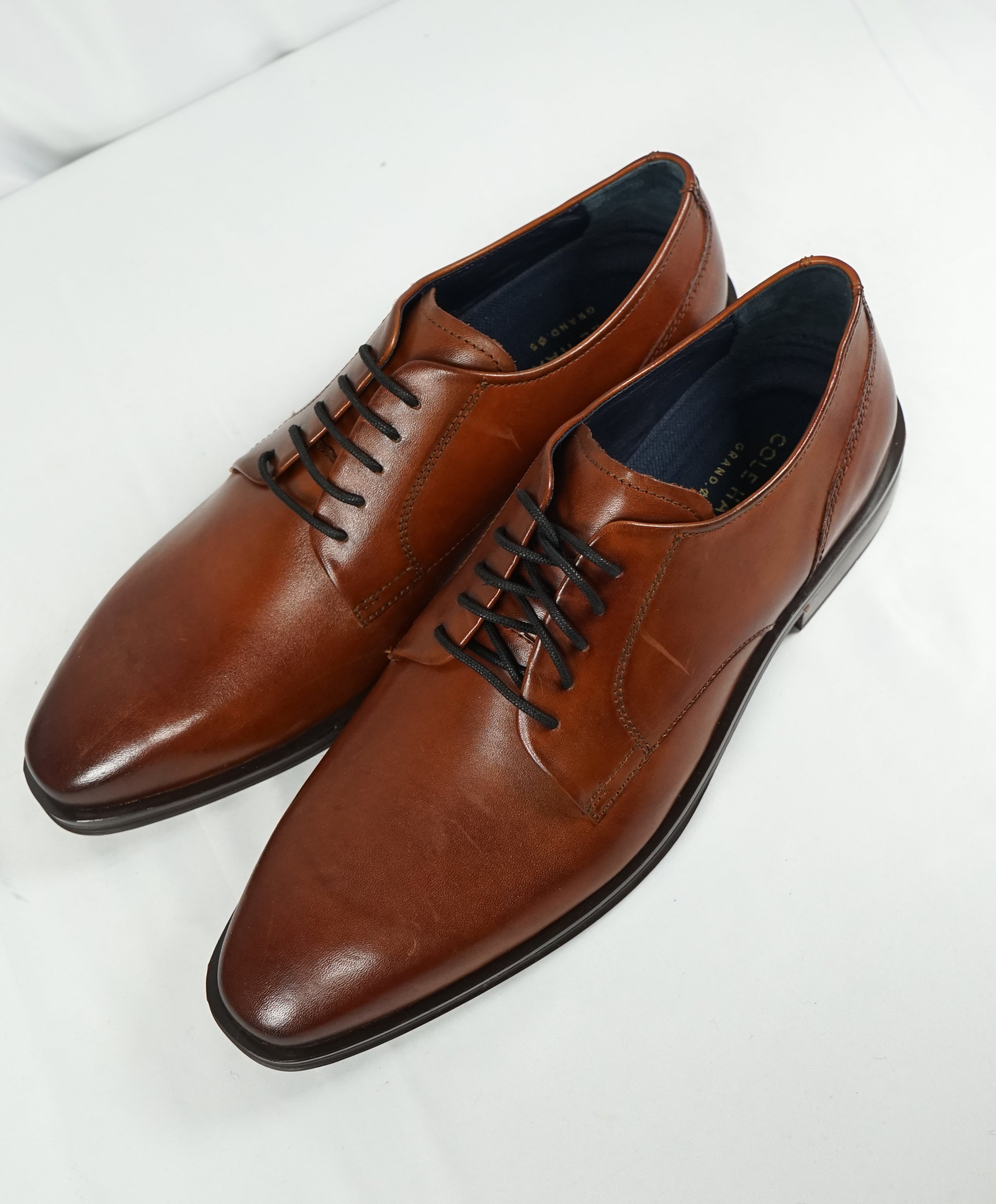 COLE HAAN - Air Grand OS Sleek Brown Oxfords Padde Insole - 10.5