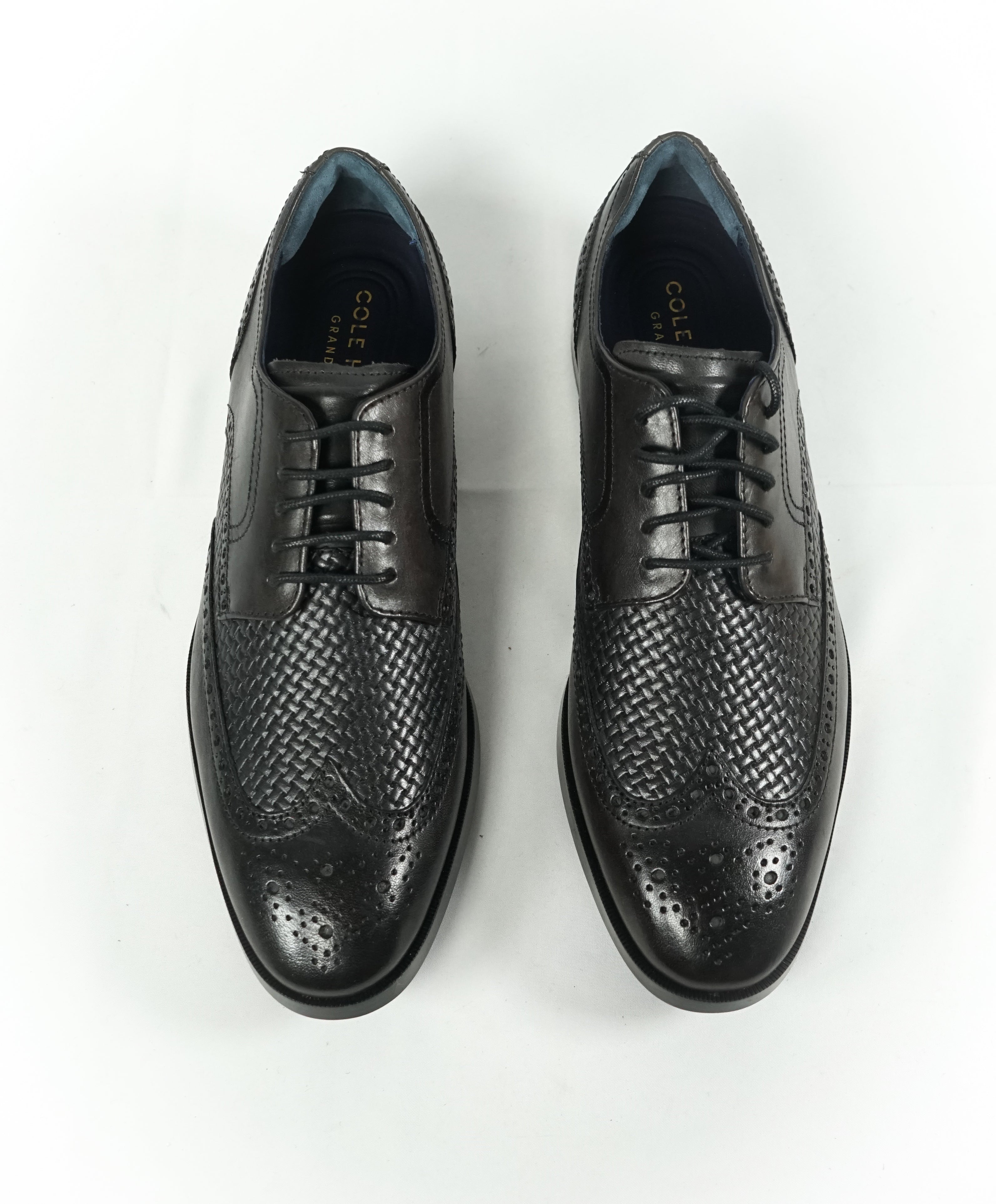 COLE HAAN - "Watson" Braided Brogue Cap Toe Oxfords "Grand OS” - 8.5