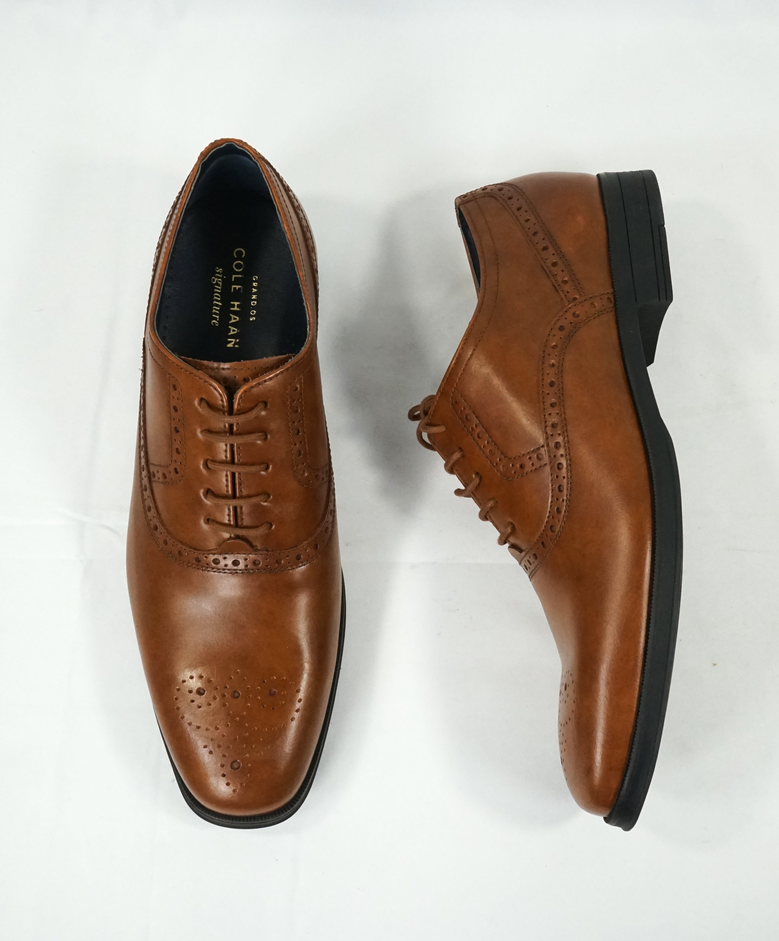 COLE HAAN - Grand OS Signature Brogue Oxfords - 9.5