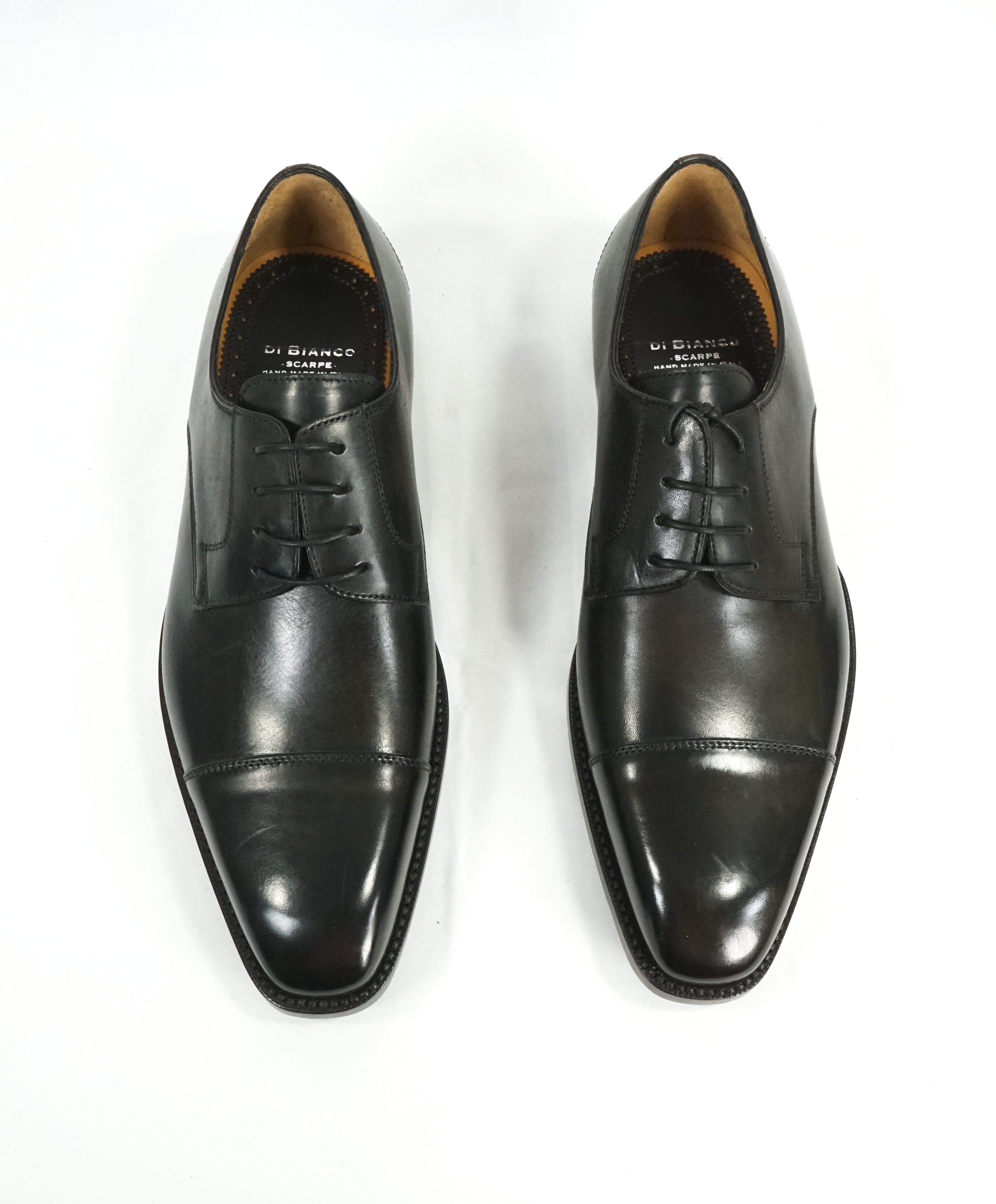 SCARPE DI BIANCO - Hand Constructed In Italy Cap Toe Premium Grade Oxfords   - 8.5