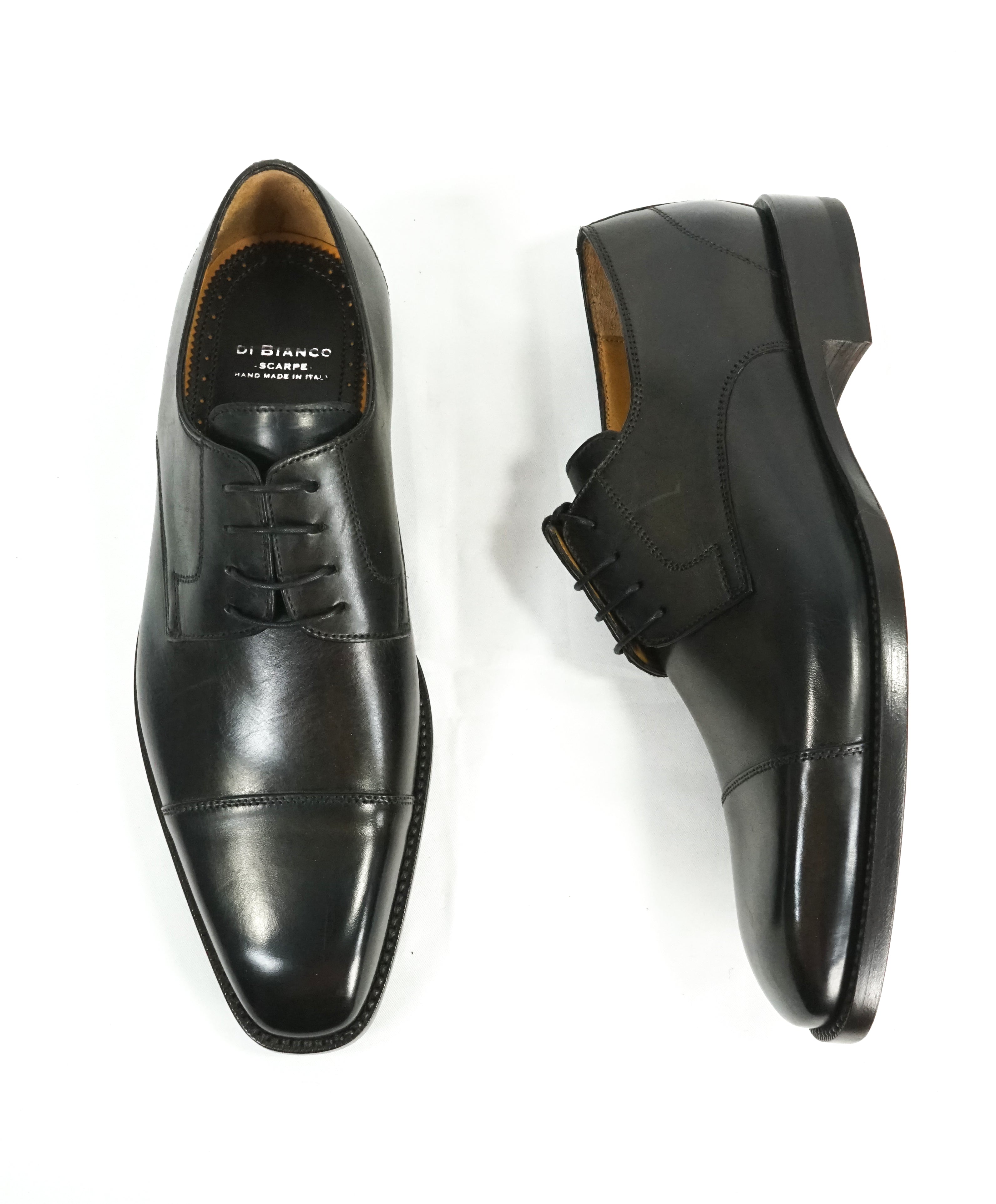 SCARPE DI BIANCO - Hand Constructed In Italy Cap Toe Premium Grade Oxfords   - 8.5