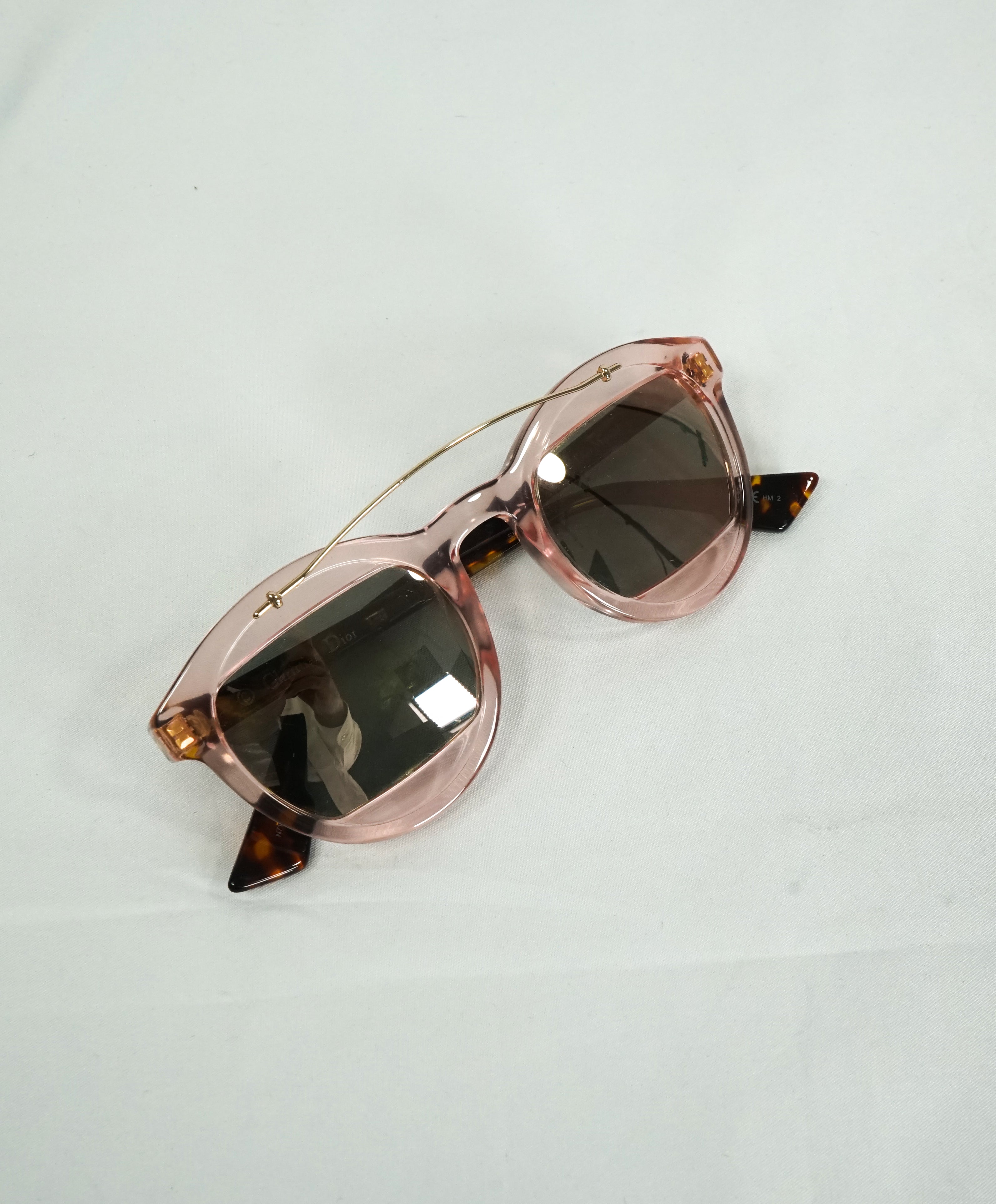 CHRISTIAN DIOR - "Dior Mania" N710J Rose Pink Tortoise Shell Sunglasses - 50-24 150