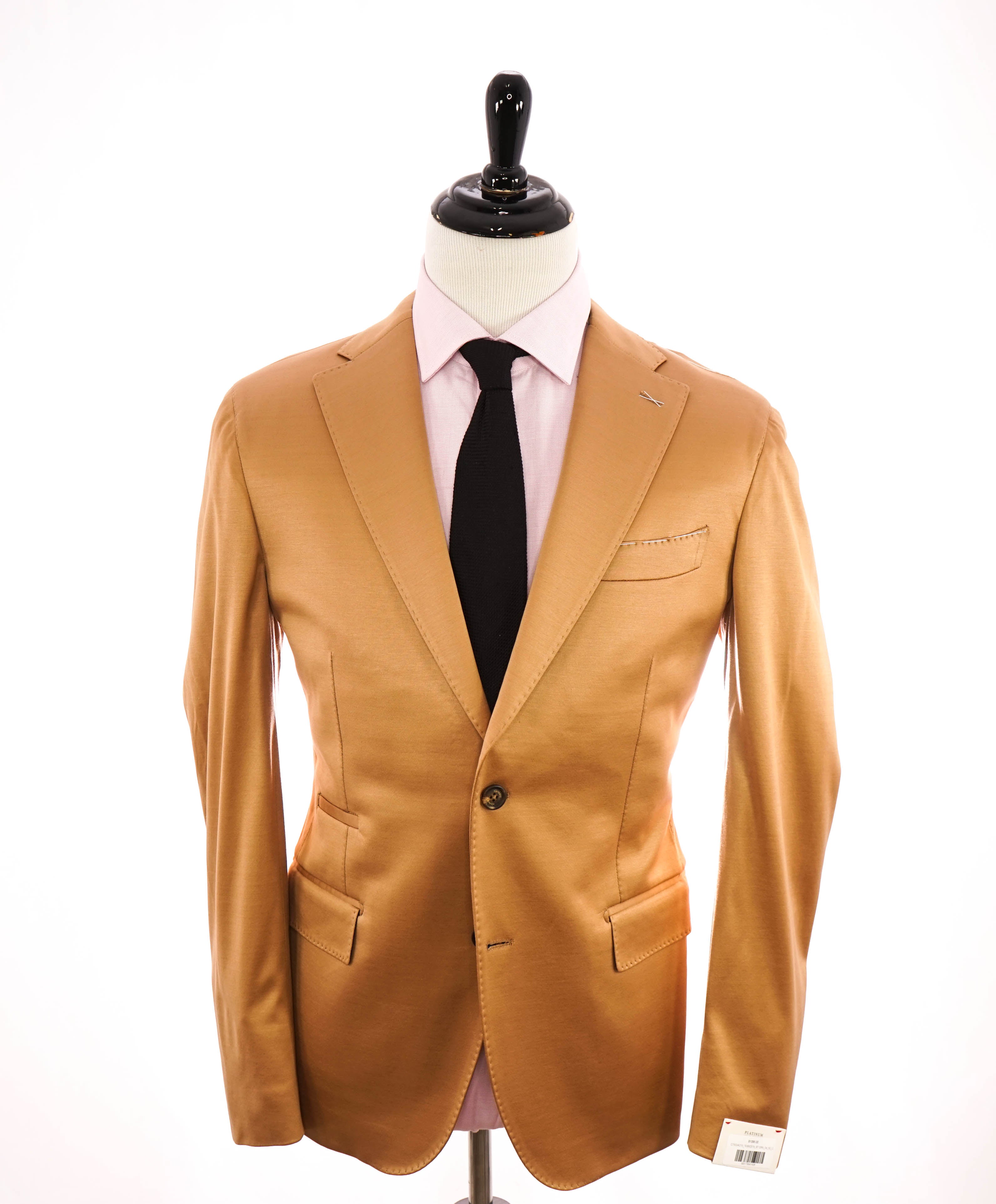 ELEVENTY - For LORO PIANA Woven Camel Cotton Blazer - 40 (50 EU)