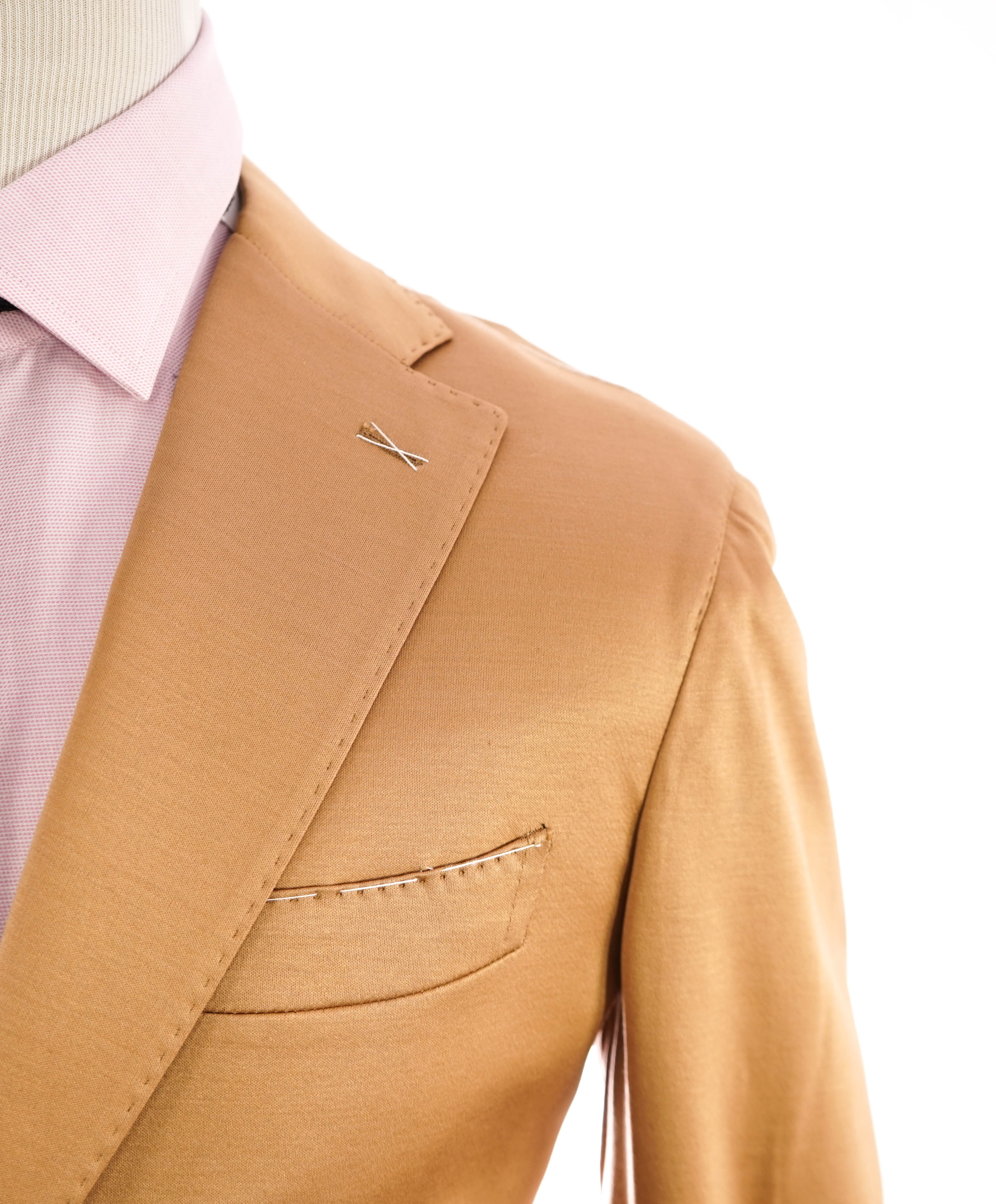 ELEVENTY - For LORO PIANA Woven Camel Cotton Blazer - 40 (50 EU)