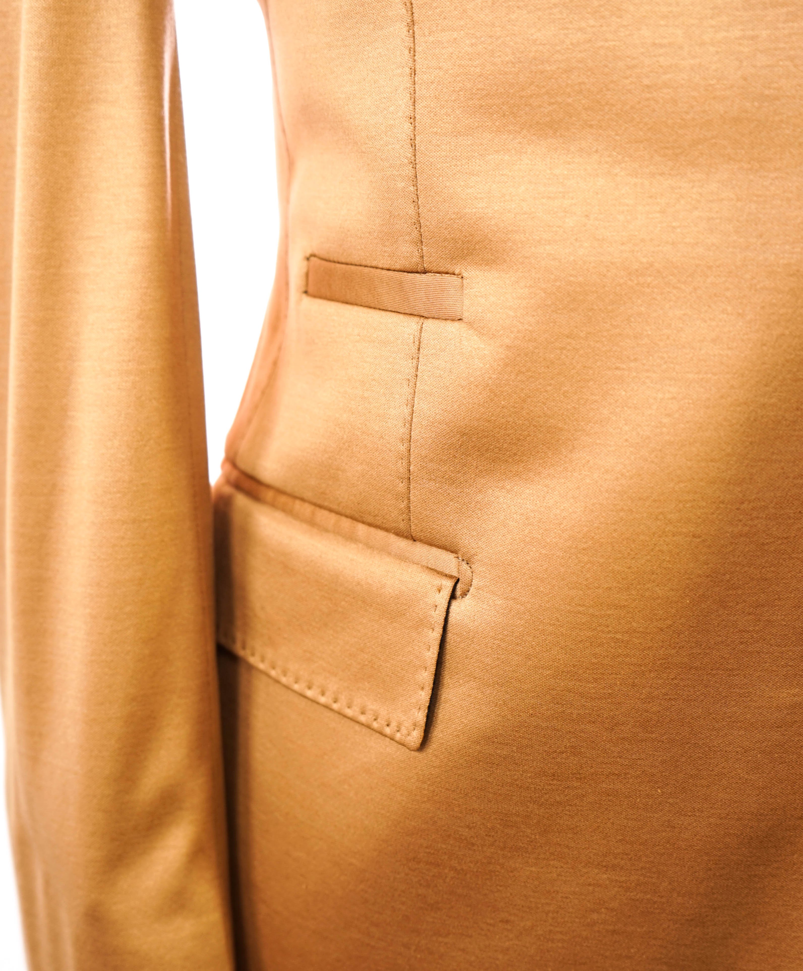 ELEVENTY - For LORO PIANA Woven Camel Cotton Blazer - 40 (50 EU)