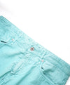 INCOTEX - "COTTON / LINEN" Mint Green 5-Pocket LOGO Premium Pants - 34W