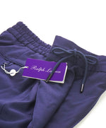 RALPH LAUREN PURPLE LABEL - Wool Flannel Joggers Flat Front Pants - 34W