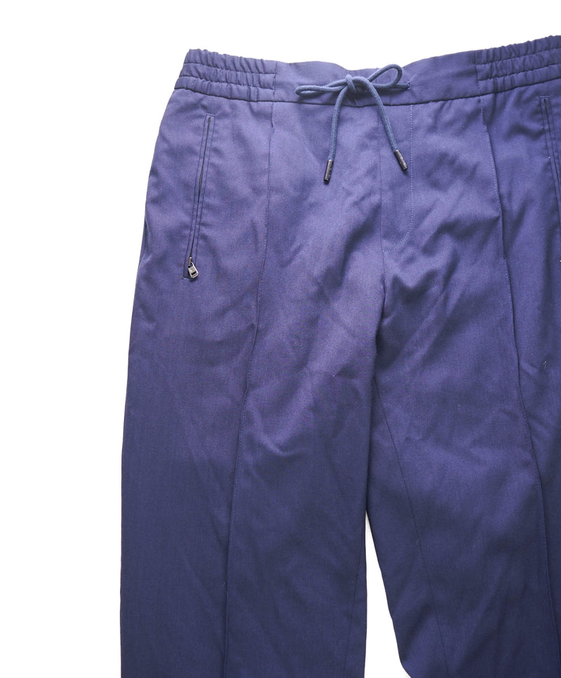 RALPH LAUREN PURPLE LABEL - Wool Flannel Joggers Flat Front Pants - 34W