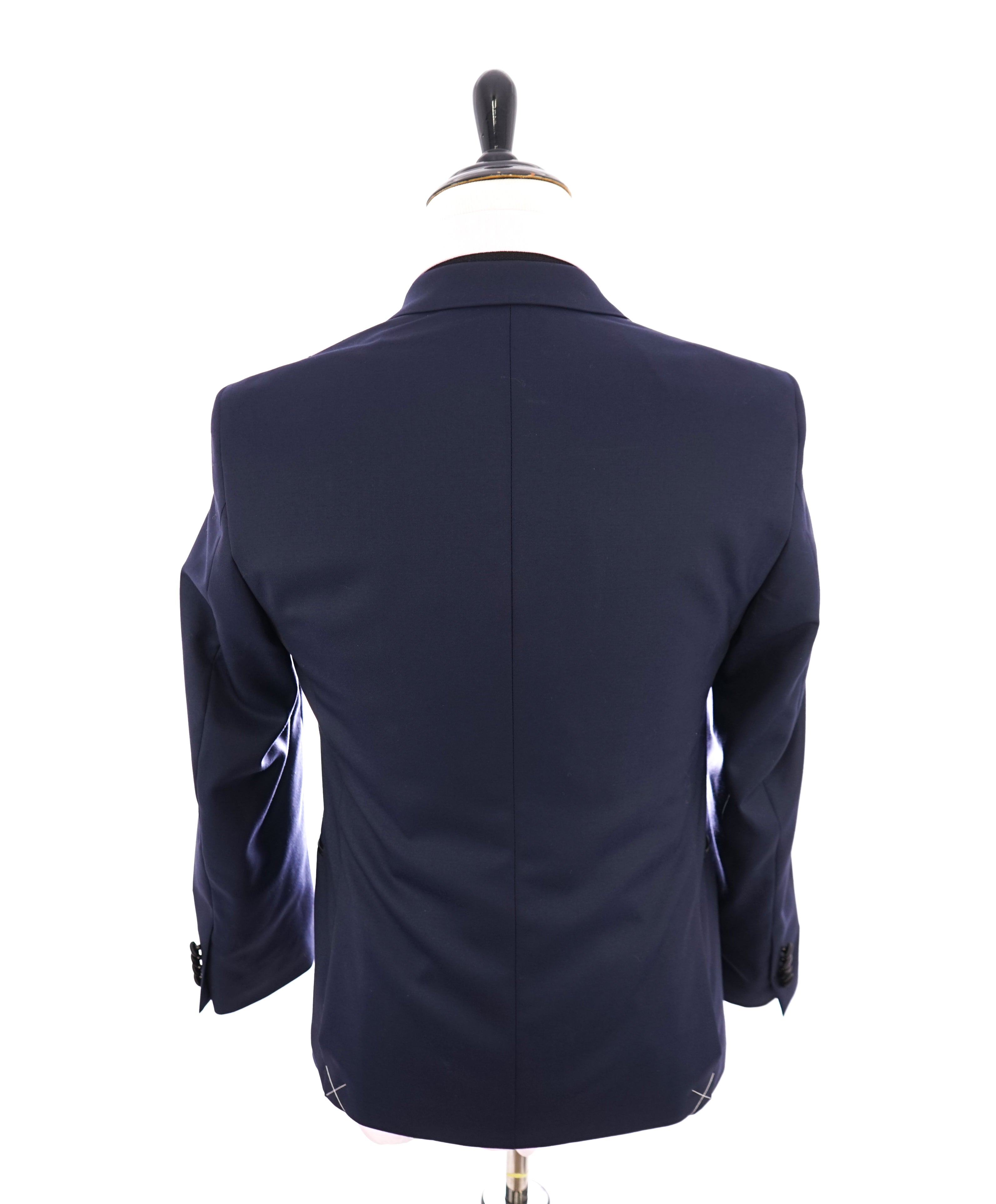 IKE BEHAR - Notch Lapel Classic Blue 2-Button Tuxedo Dinner Jacket - 38S