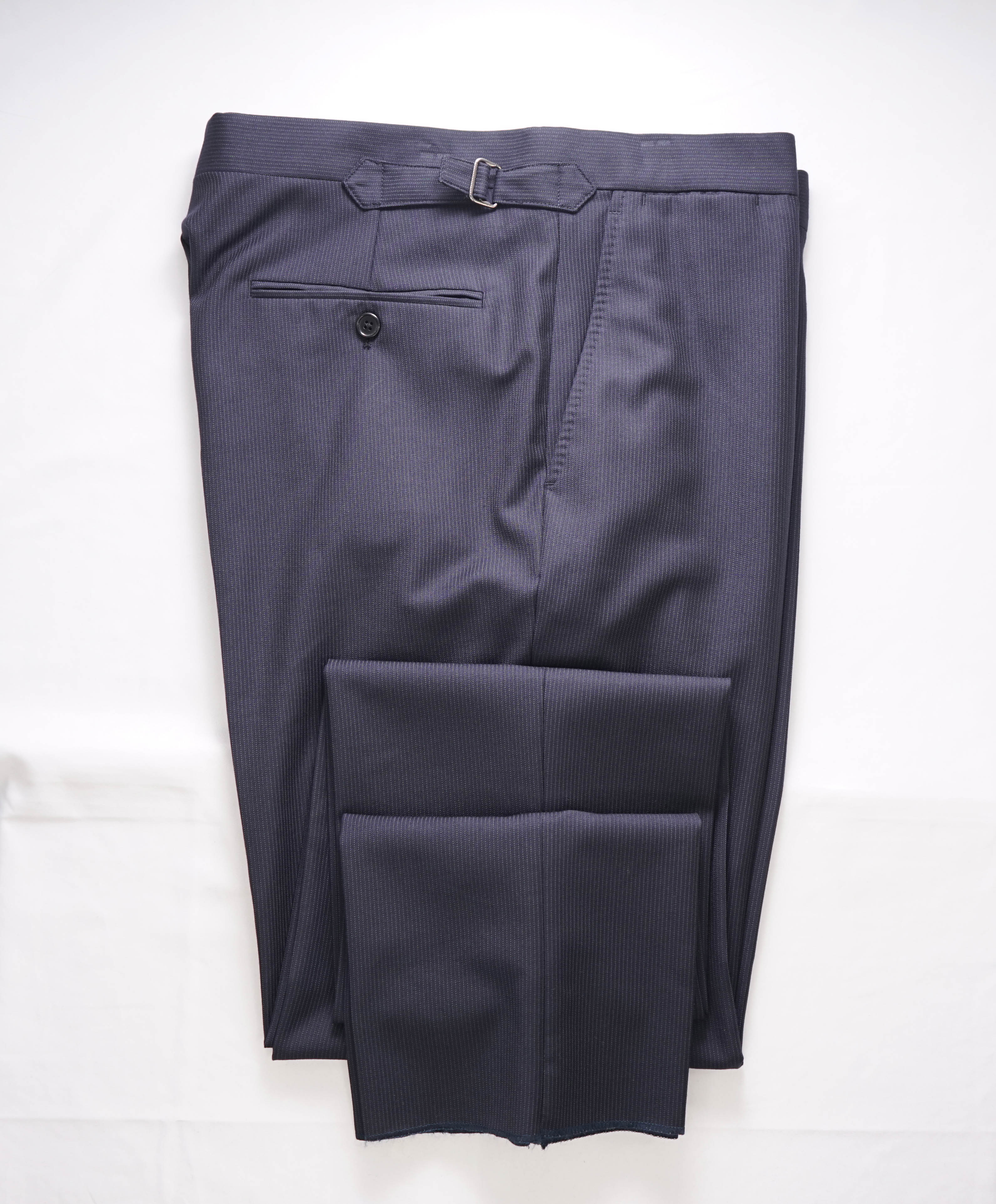 RALPH LAUREN POLO - *SIDE TABS* Blue Microstripe Dress Pants - 36W (42)