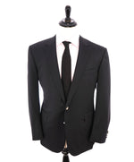 RALPH LAUREN BLACK LABEL - Crest Silver Button Navy Blazer - 46R