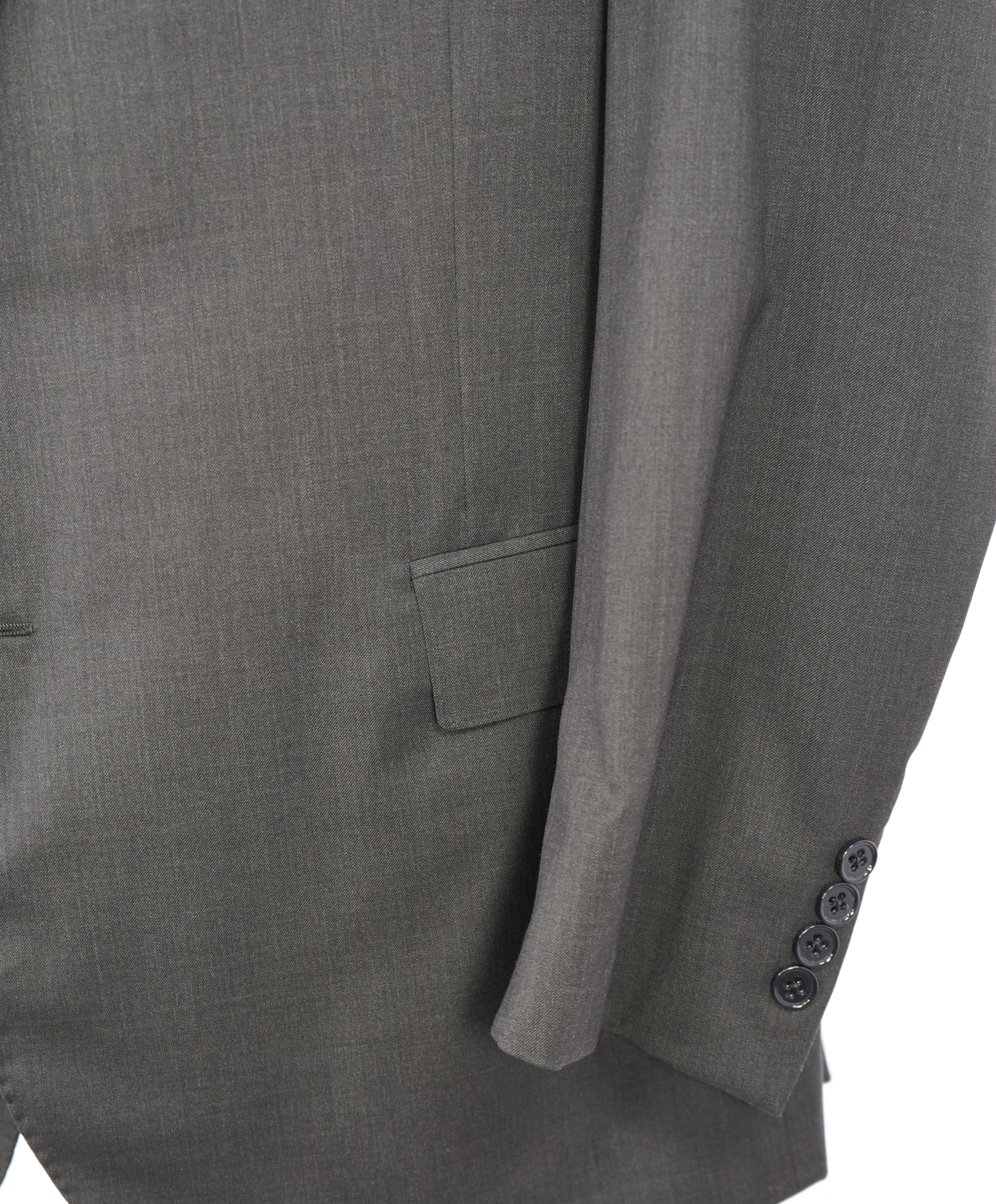 RALPH LAUREN BLACK LABEL - "Anthony" Gray All-Season Notch lapel Suit - 44R