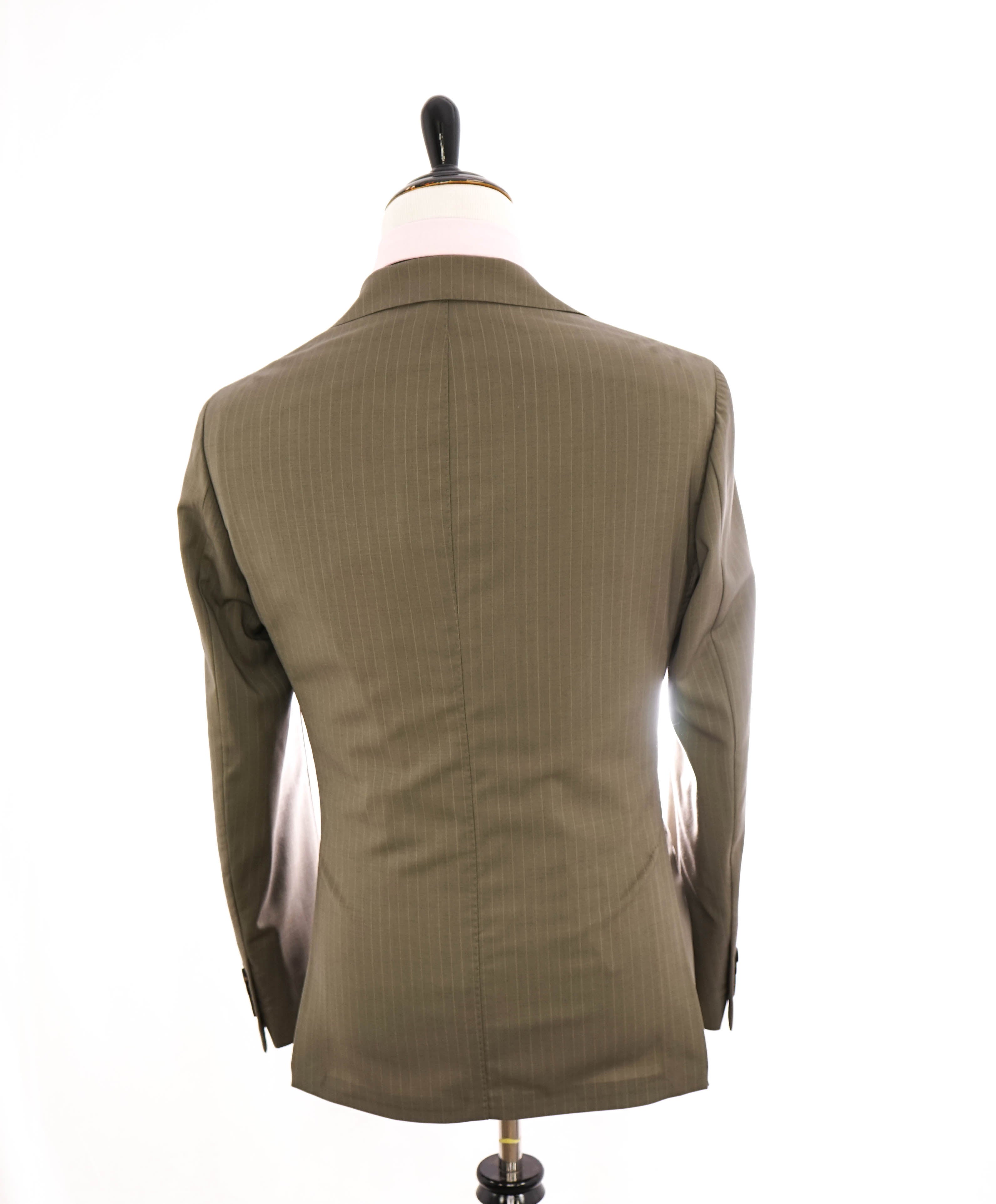 ELEVENTY - Wool Tonal Green Semi-Lined Jacket Blazer - 40 (50 EU)