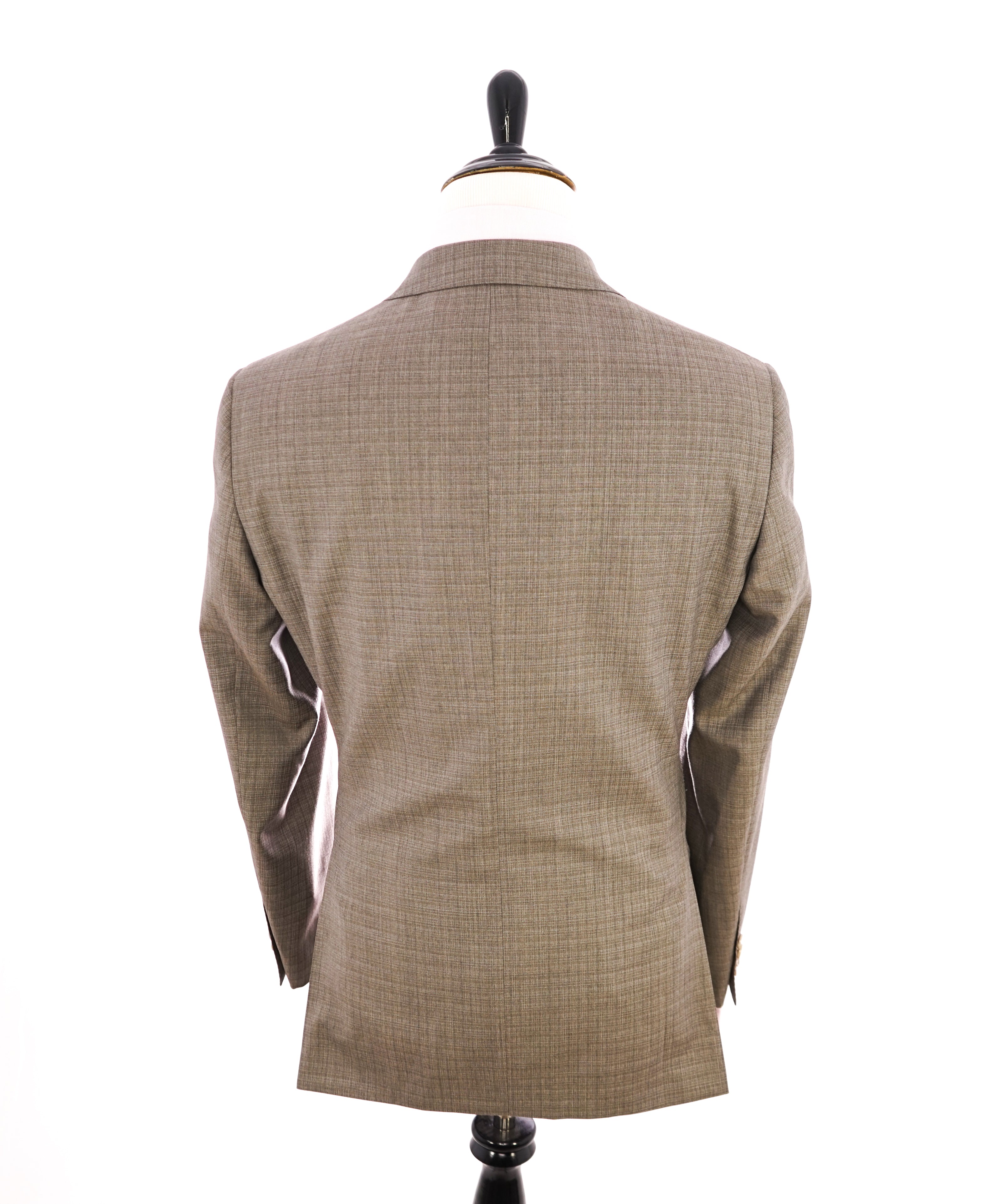 SAKS FIFTH AVENUE - "REDA" Super 110's Stone Textured Check Blazer - 42R