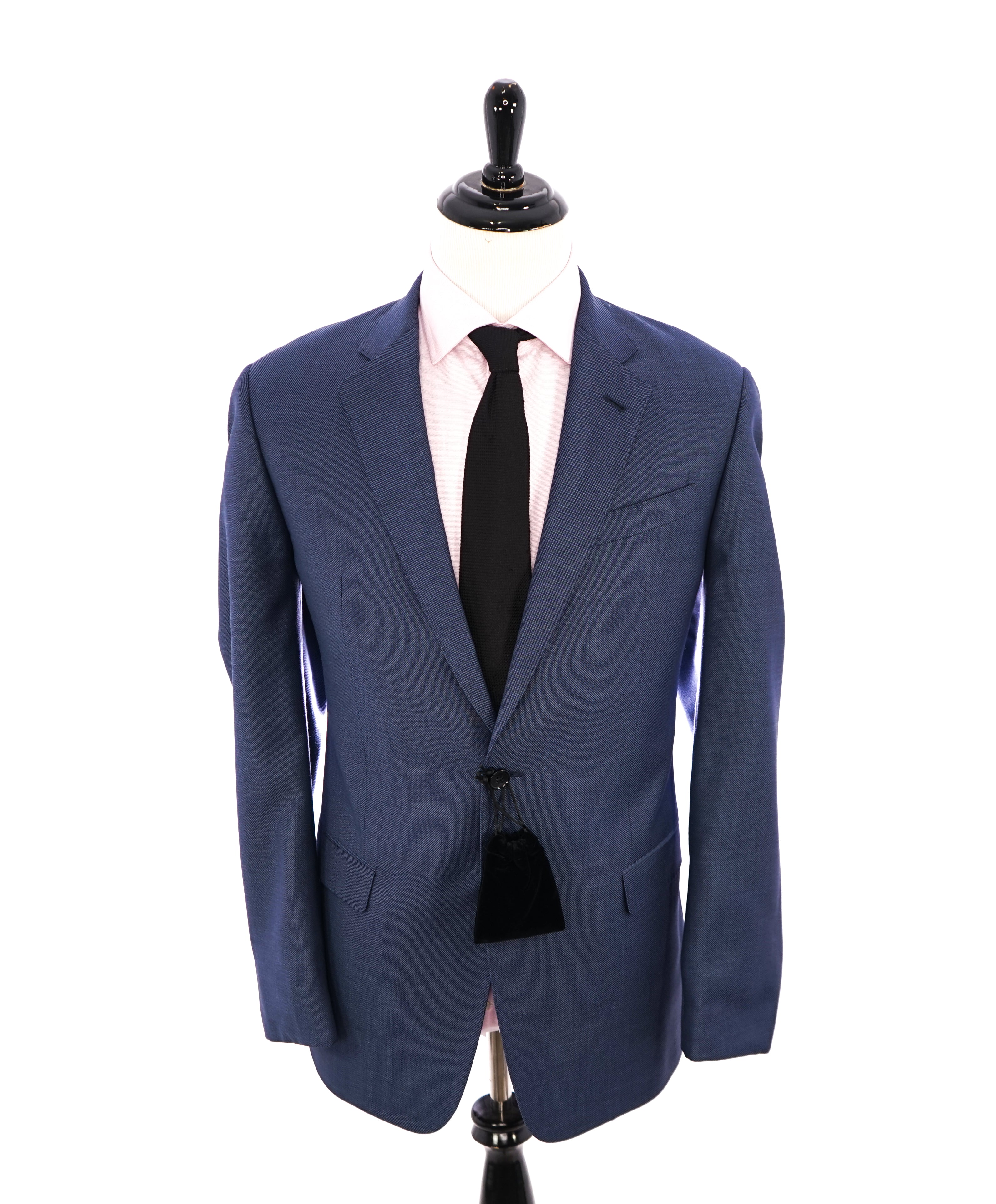 GIORGIO ARMANI - Pastel Blue Birdseye “SOFT” Collection Suit - 44R