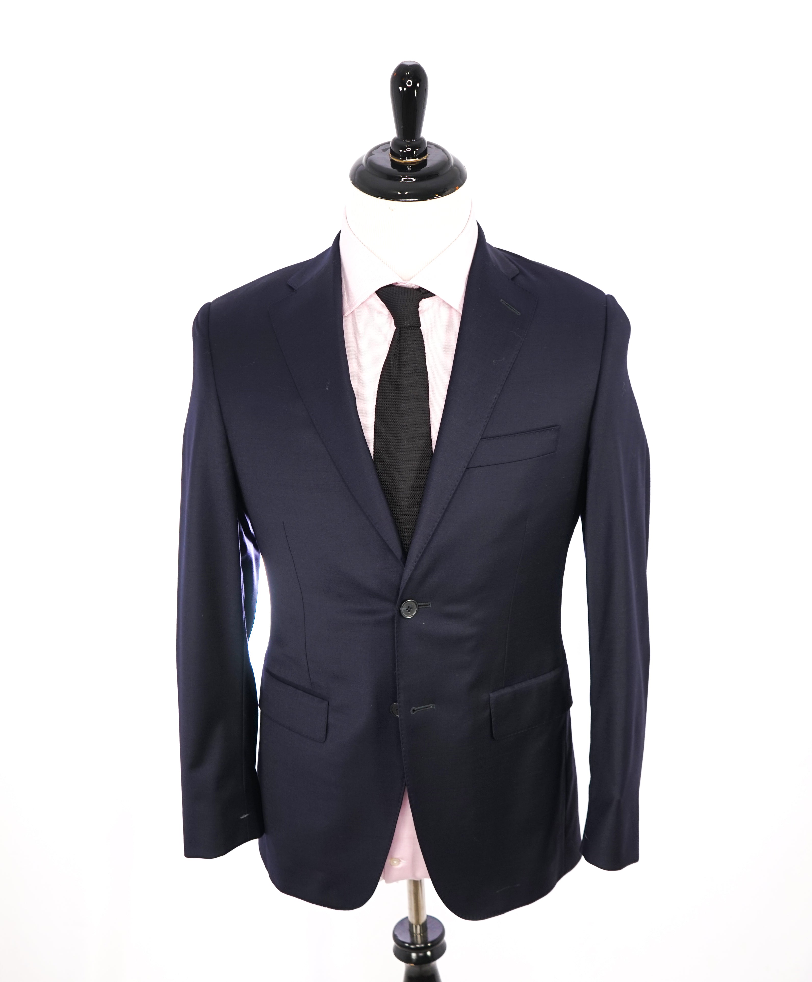 SAMUELSOHN - "SB Yardley" Fabric Super 130’s Lycra Blend Blue Suit - 36S