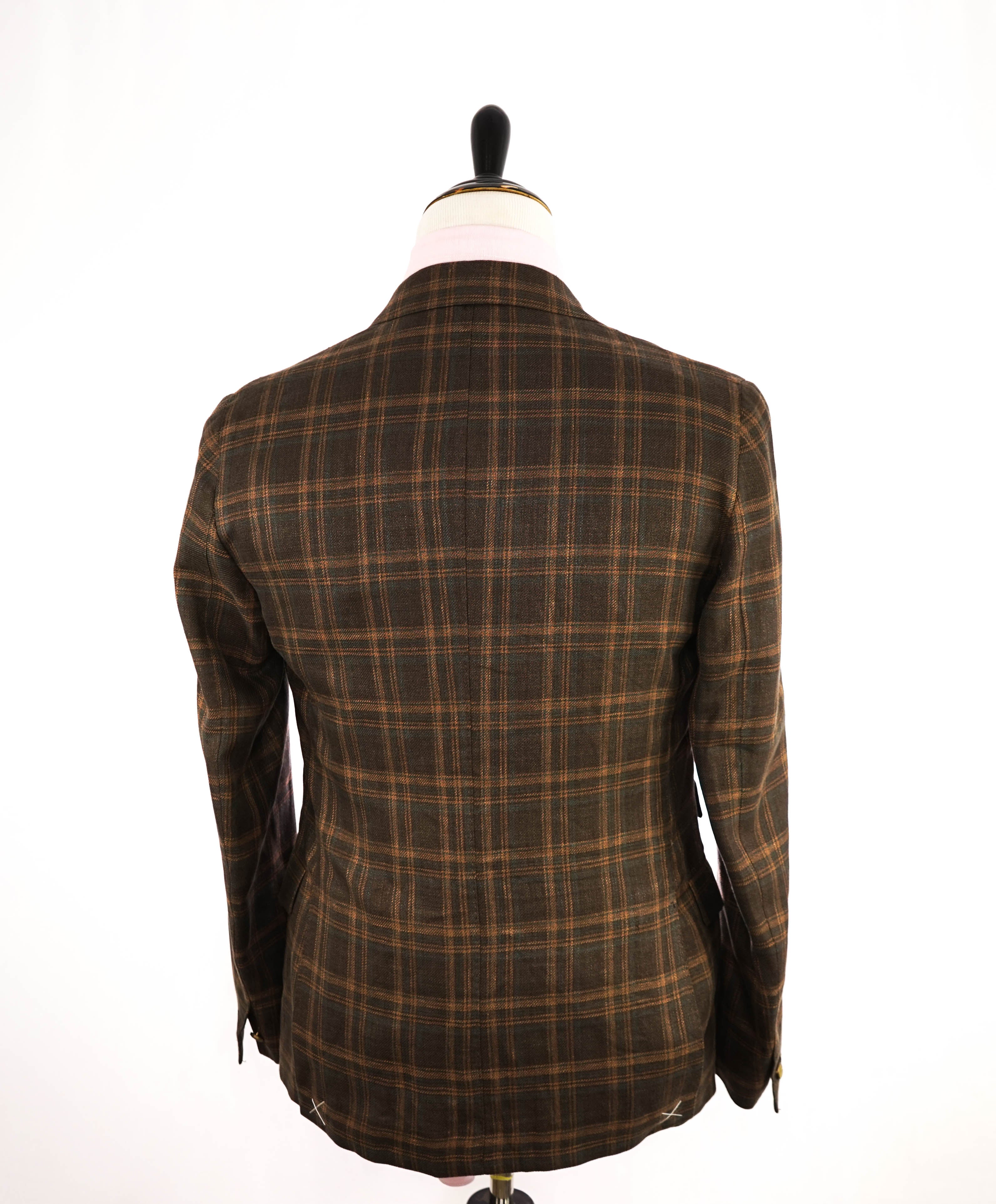 ELEVENTY - *PLATINUM LINE* Wool/Silk/Linen Plaid Check Blazer - 40 US (50EU)