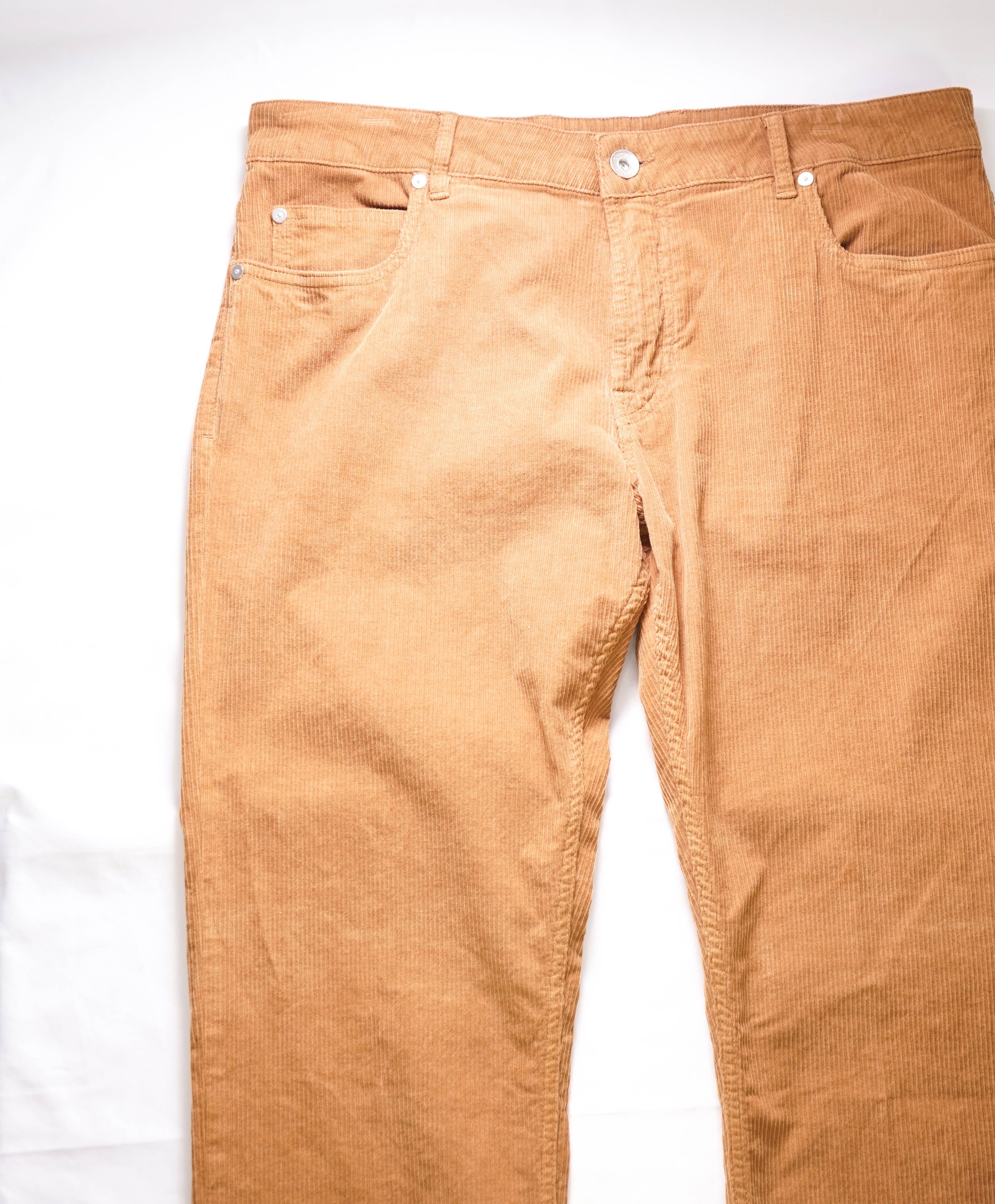 ELEVENTY - Cotton Camel 5-Pocket Patch Pocket Corduroy Pants- 36W