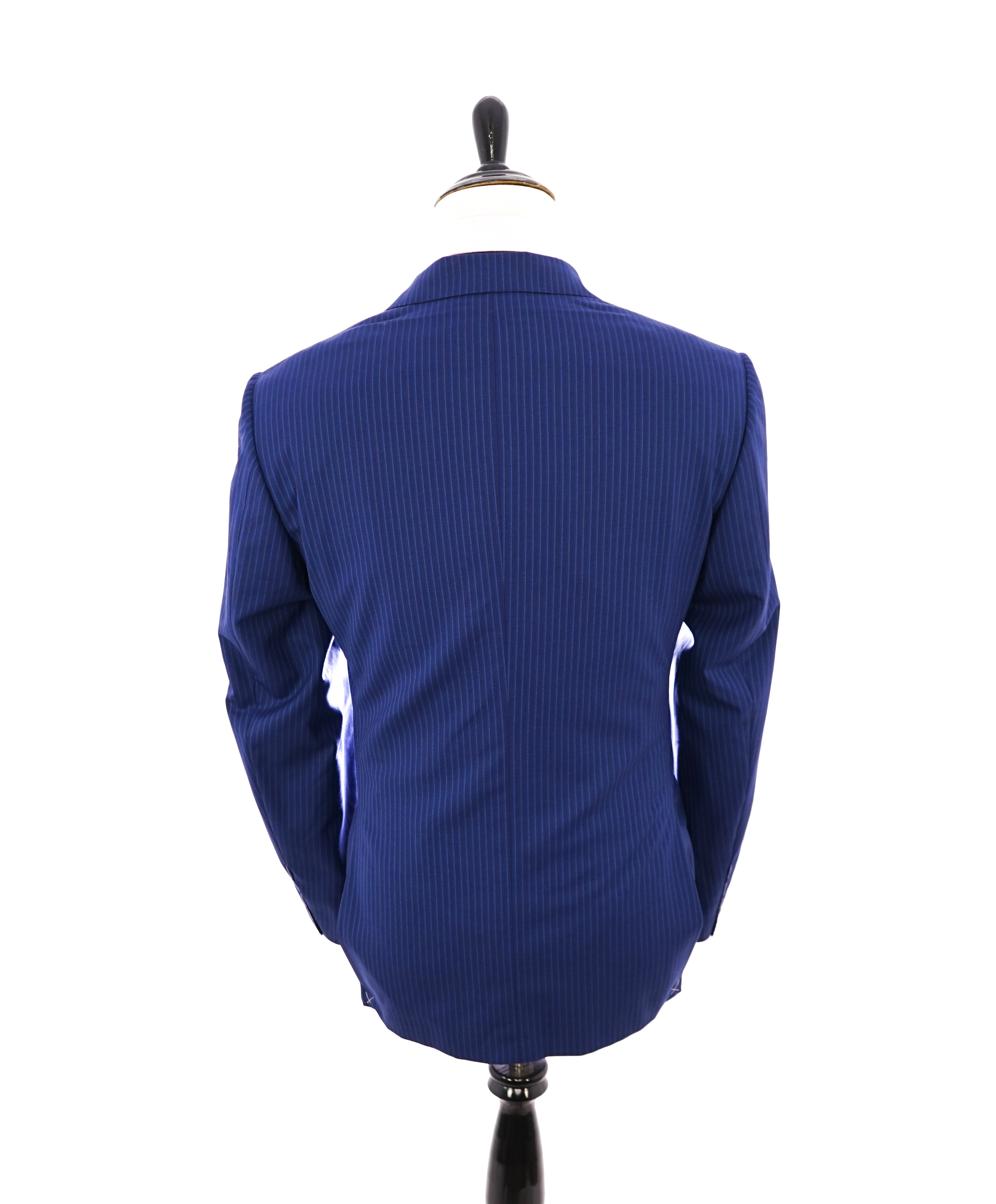 CORNELIANI - Cobalt Blue Stripe Blazer "Excellence" 15,75 Microns Extra Fine Wool- 42R