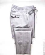 ELEVENTY - JOGGER *SUEDE Draw String* Gray Dress/Casual Pants- 38W