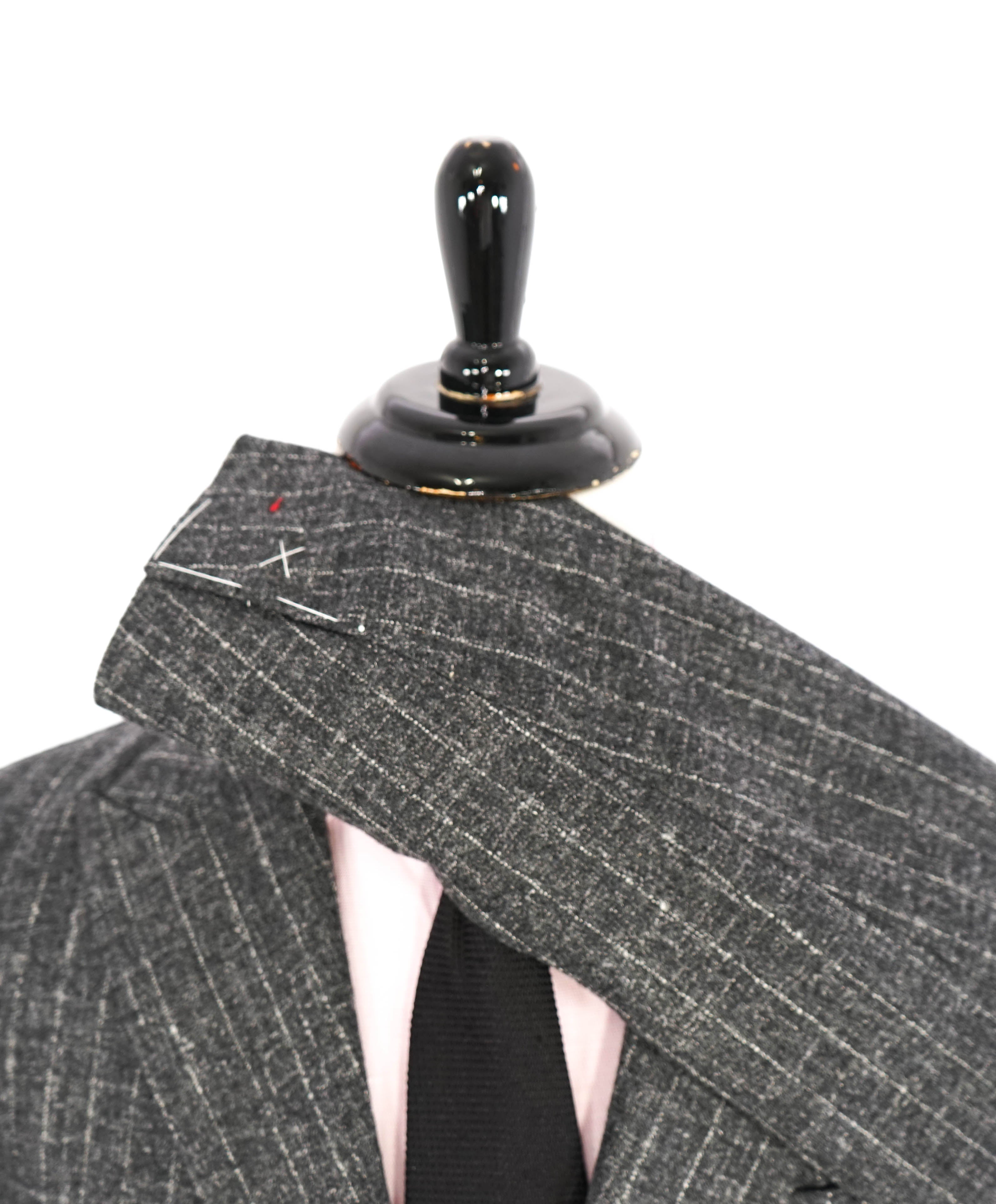 ELEVENTY - ALPACA Chalk Stripe Double Breasted Gray Suit - 40 US (50EU)