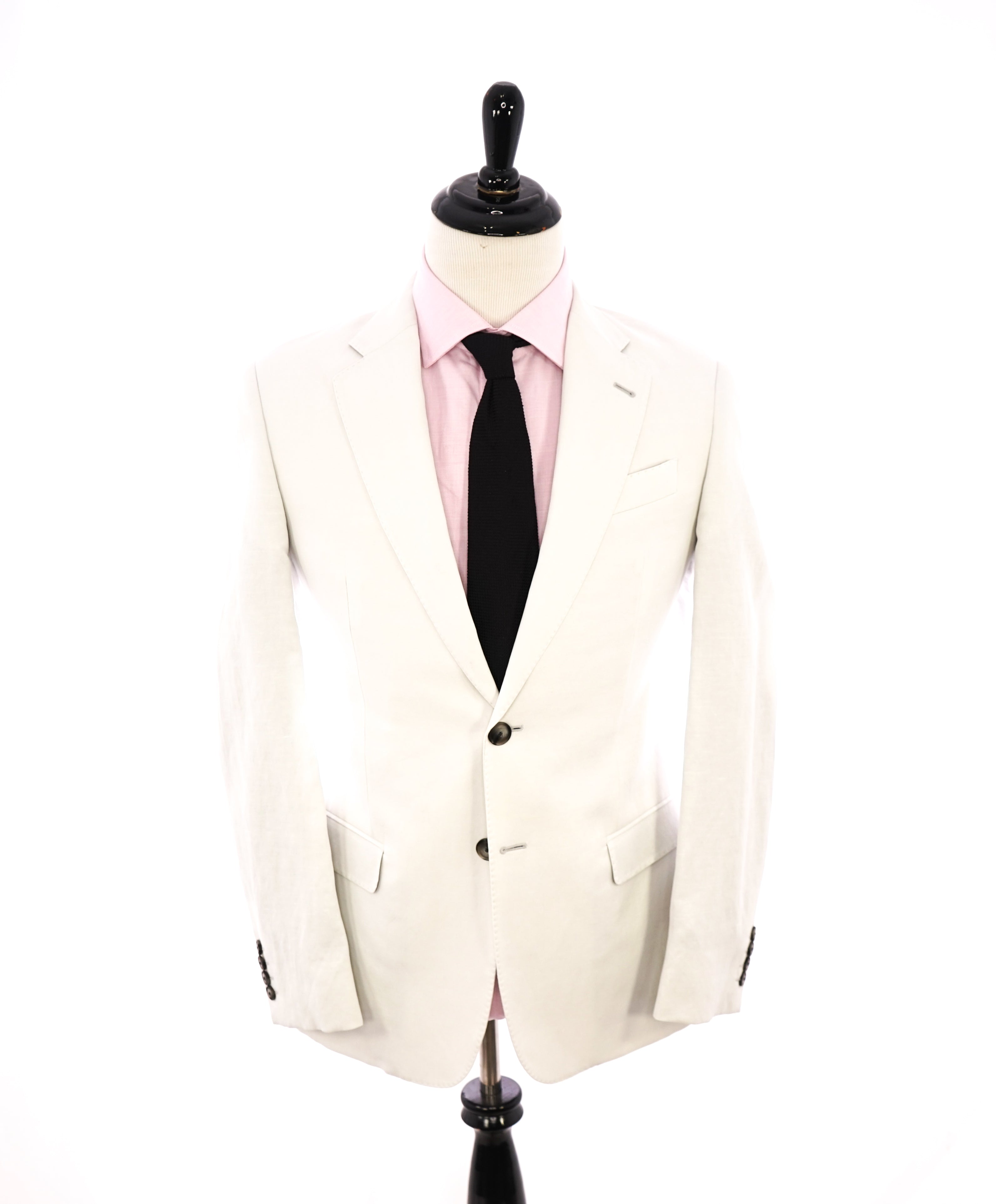 EMPORIO ARMANI- "G Line" Cream White LINEN BLEND Jacket Blazer - 38R