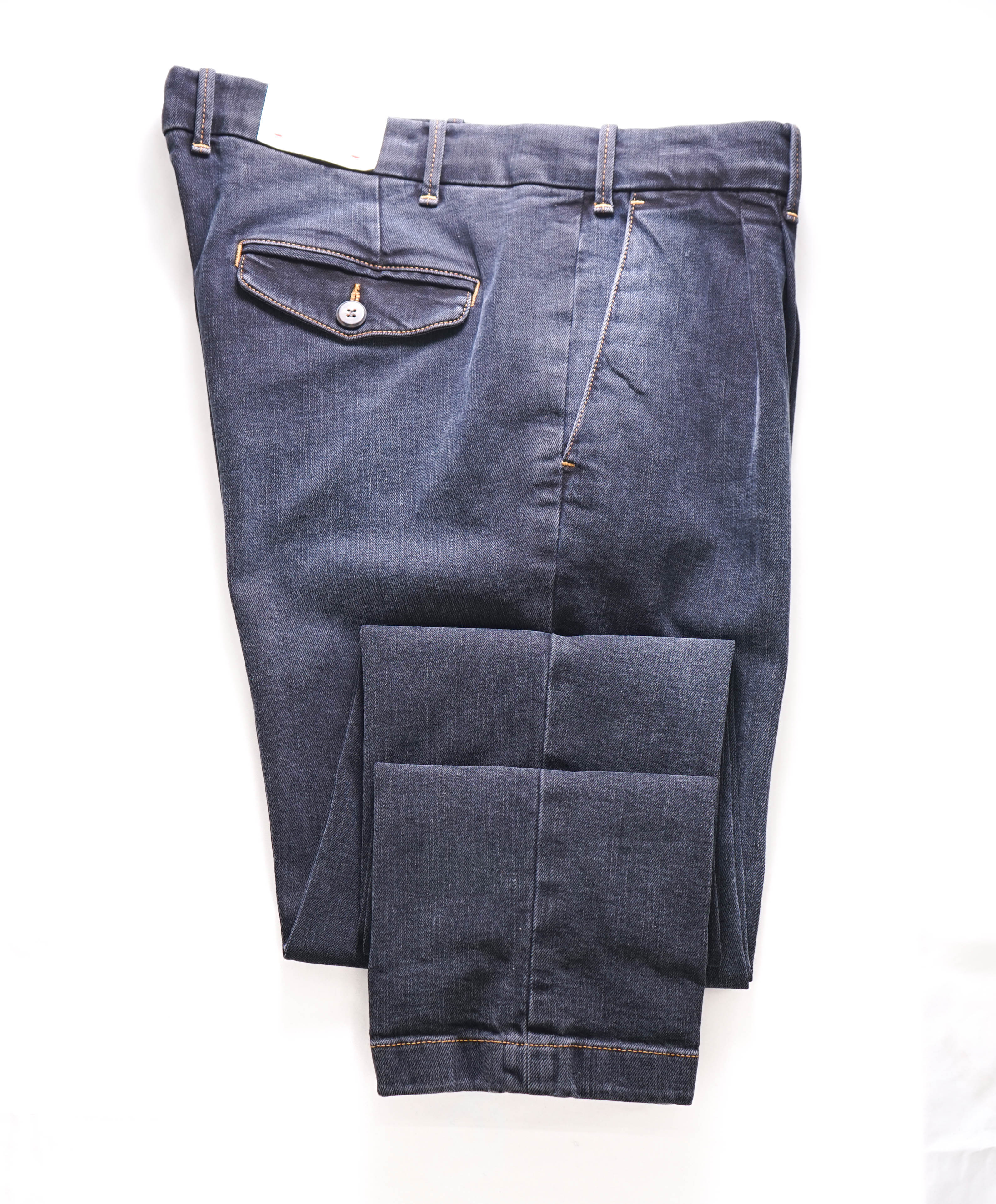 ELEVENTY - Slim Blue Denim *DRESS PANT STYLE JEANS* - 36W