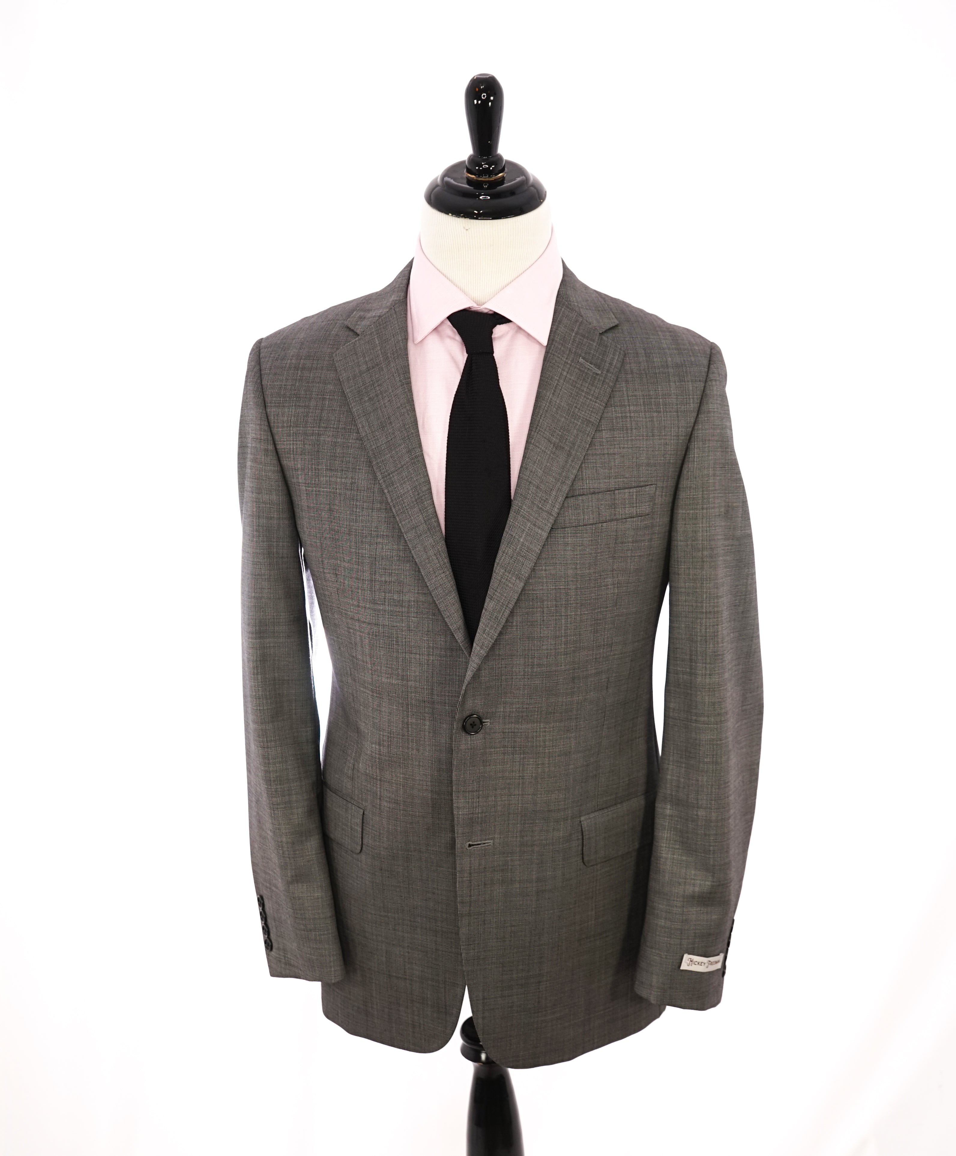 HICKEY FREEMAN - Salt n' Pepper Wool Blazer "Milburn ii" - 42L