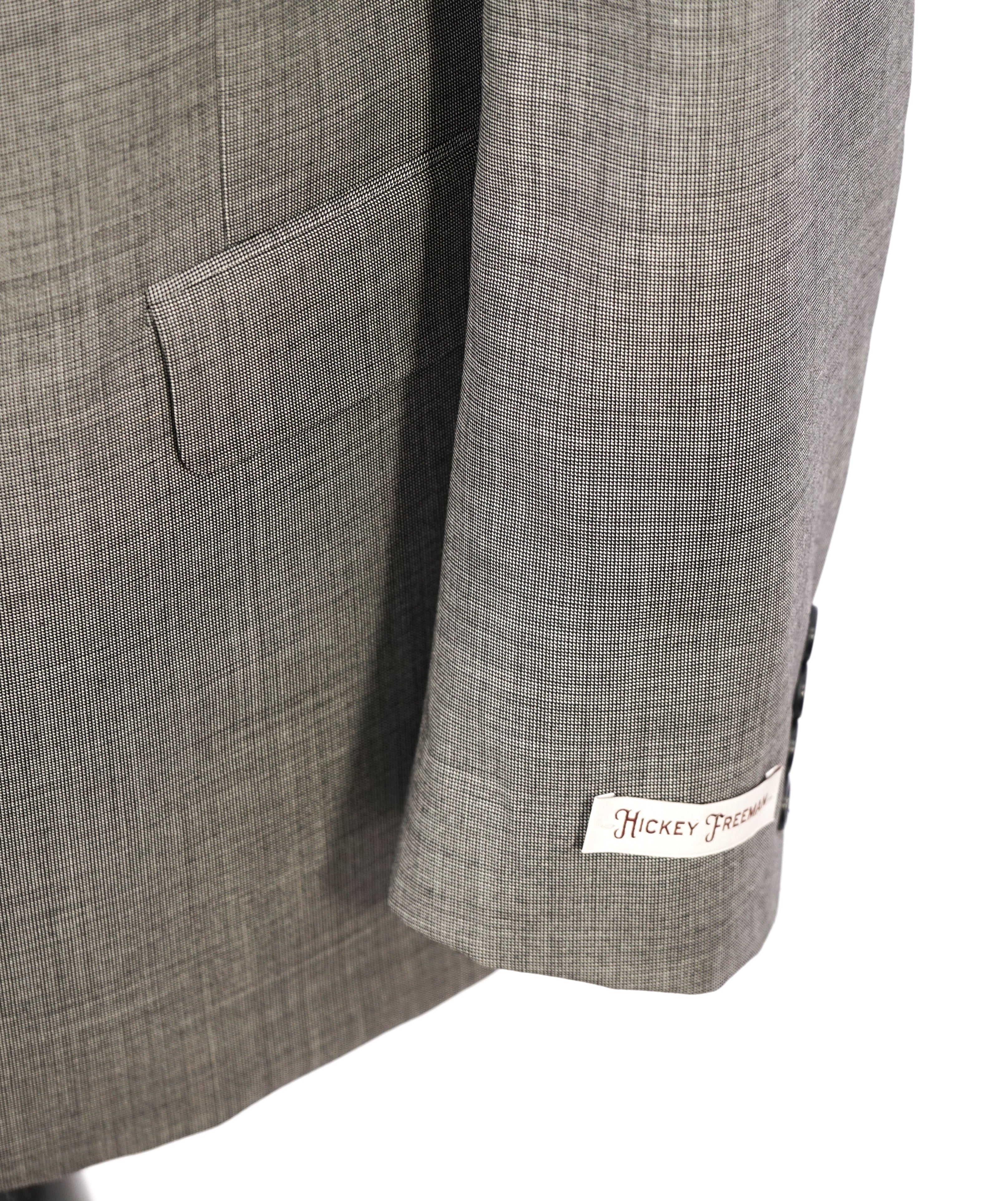 HICKEY FREEMAN - Salt n' Pepper Wool Blazer "Milburn ii" - 42L