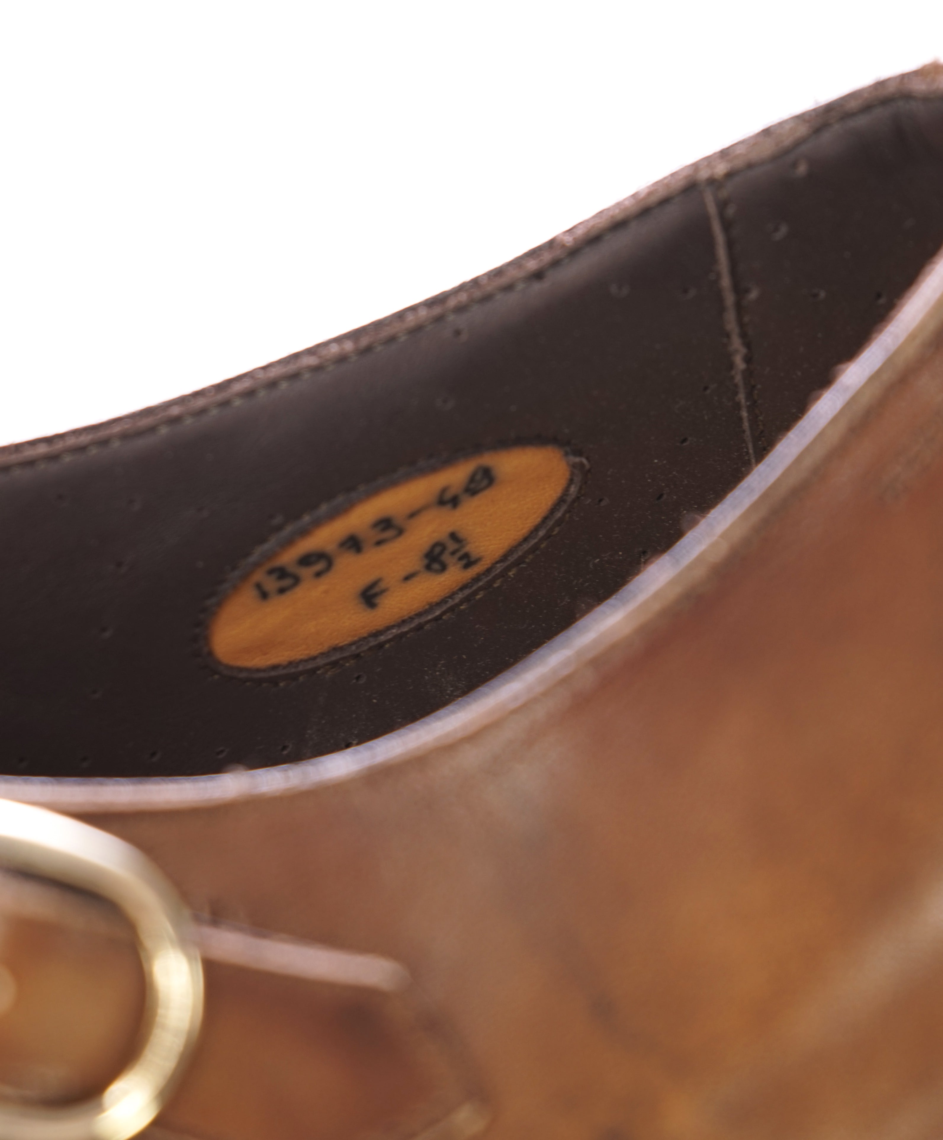 SANTONI - "GOODYEAR WELT” Distressed Monk Strap Patina Brown Premium - 9.5