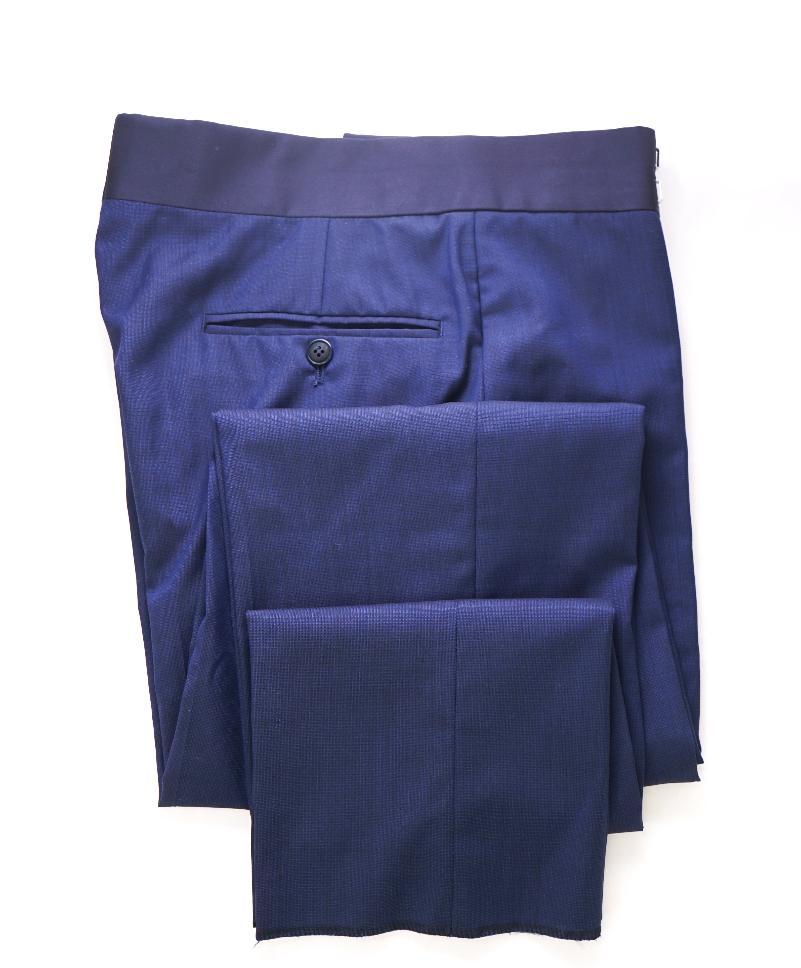 ARMANI COLLEZIONI - Bold Blue Tux Dinner Flat Front Dress Pants - 31W