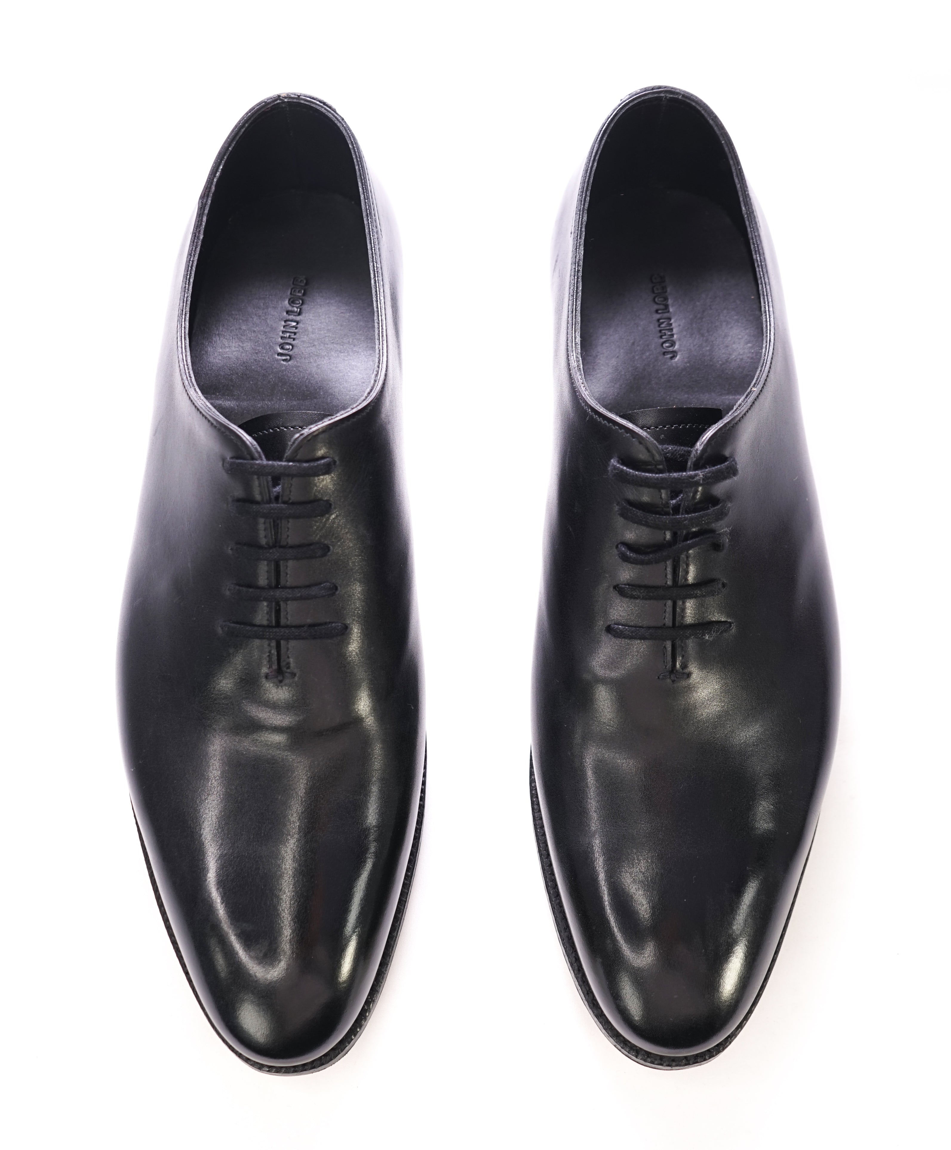 JOHN LOBB - "MARLDON" Whole-Cut *GOODYEAR WELT* Black Oxfords - 10US (9EU)