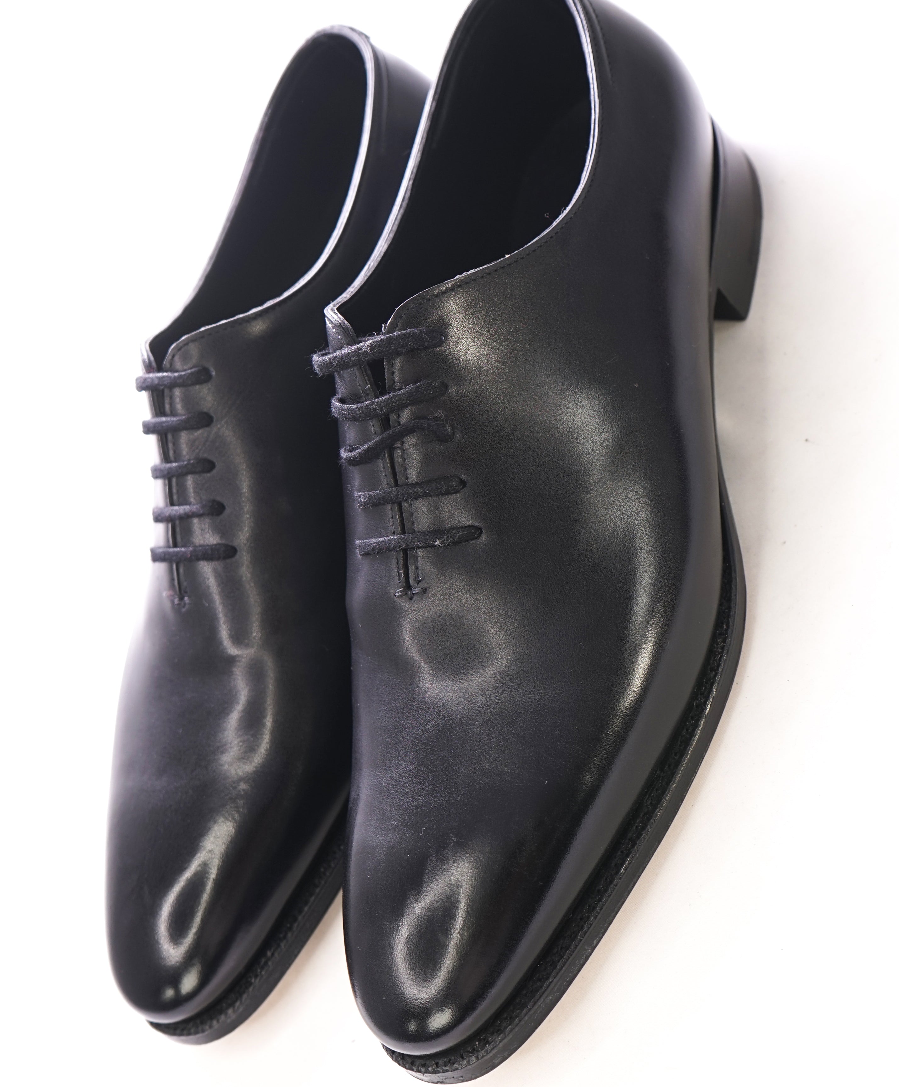 JOHN LOBB - "MARLDON" Whole-Cut *GOODYEAR WELT* Black Oxfords - 10US (9EU)