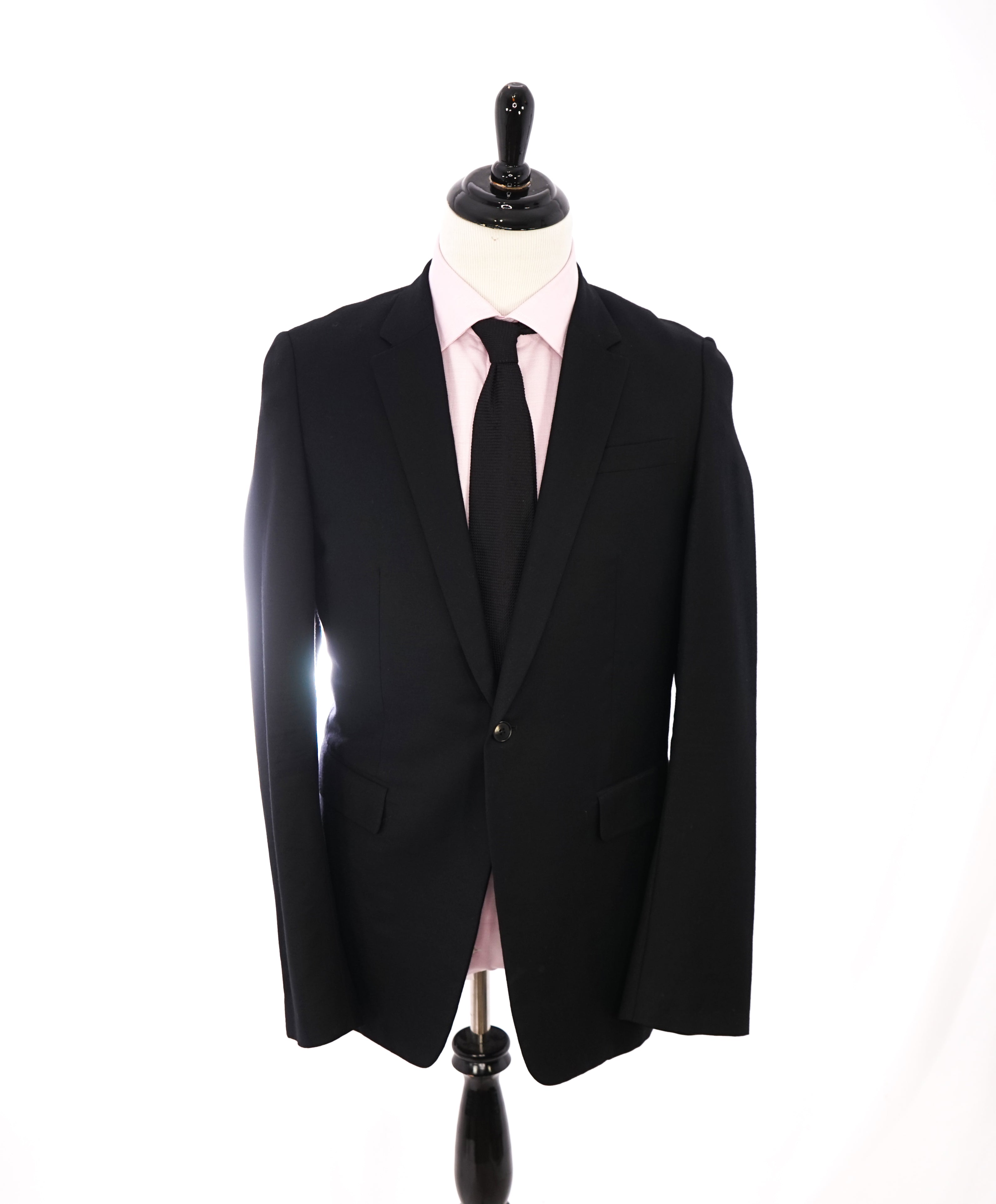 HELMUT LANG - Black Blazer Pure Wool Functioning Buttons Blazer - 40L