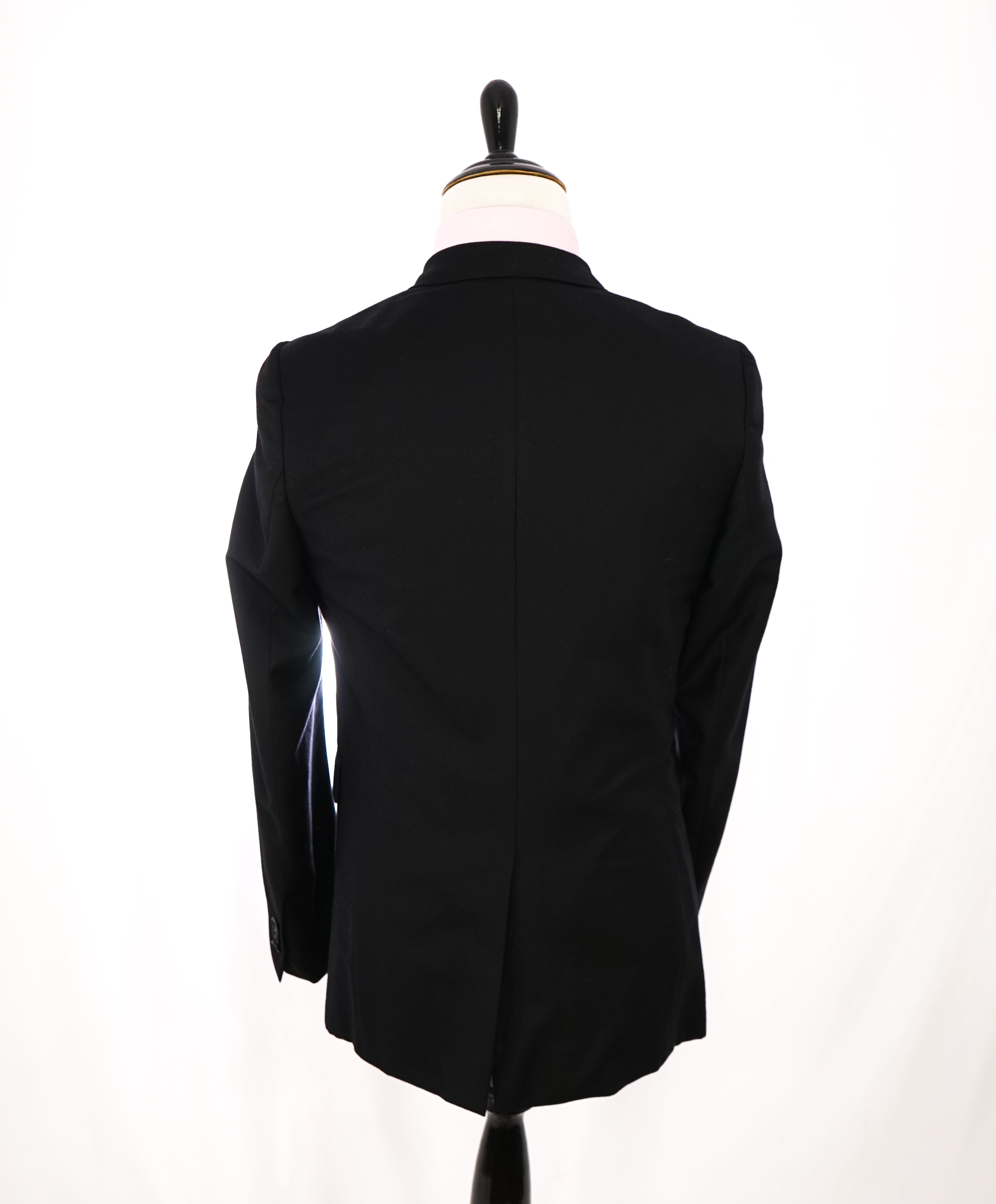 HELMUT LANG - Black Blazer Pure Wool Functioning Buttons Blazer - 40L